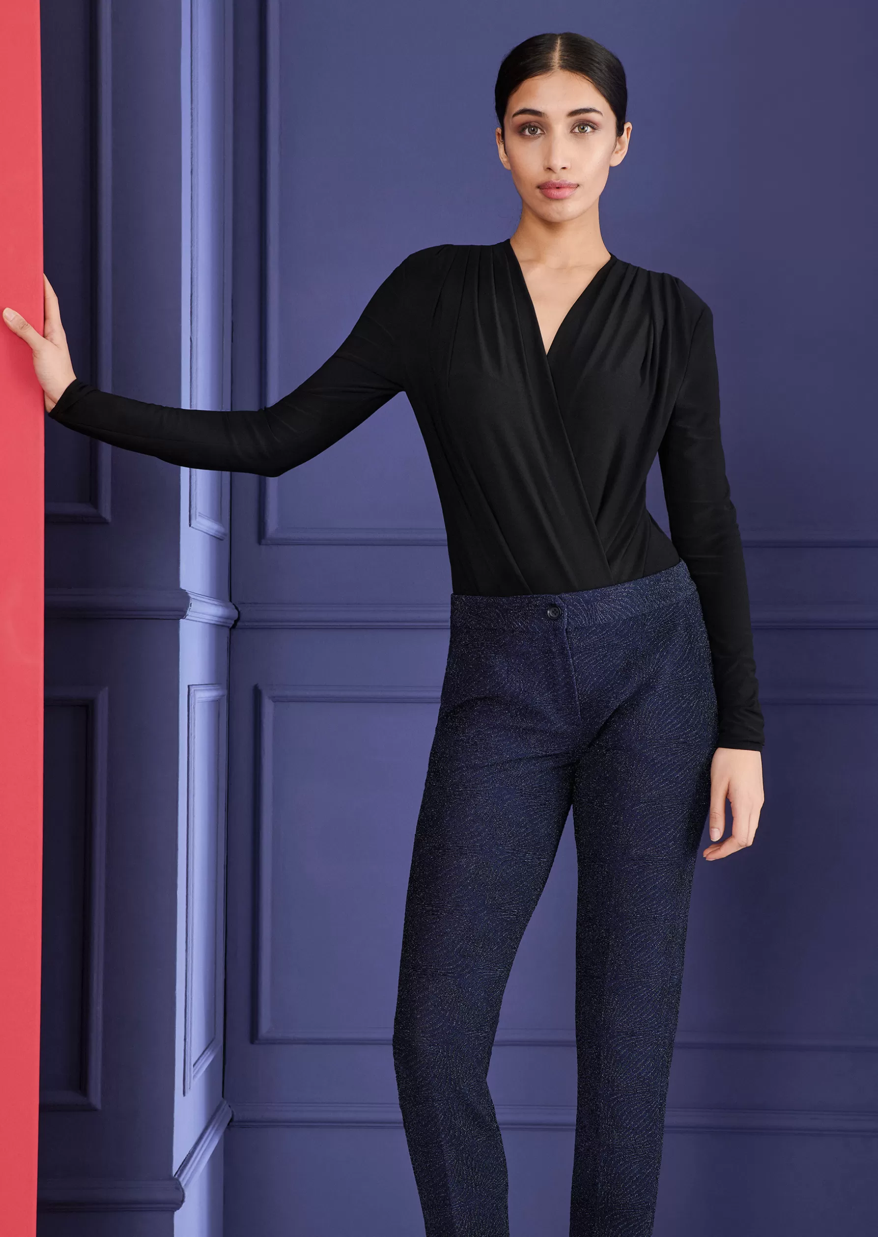 Tops-Talbot Runhof Body Bay8 Black
