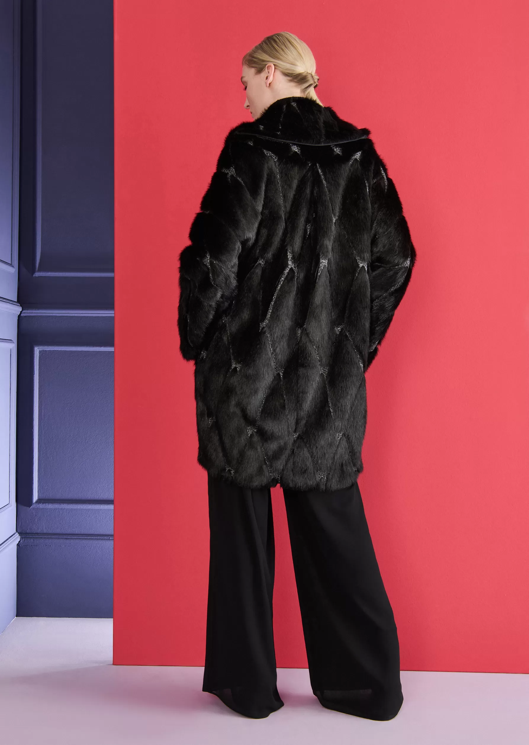 Jackets & Coats-Talbot Runhof Coat Lubero5 Black