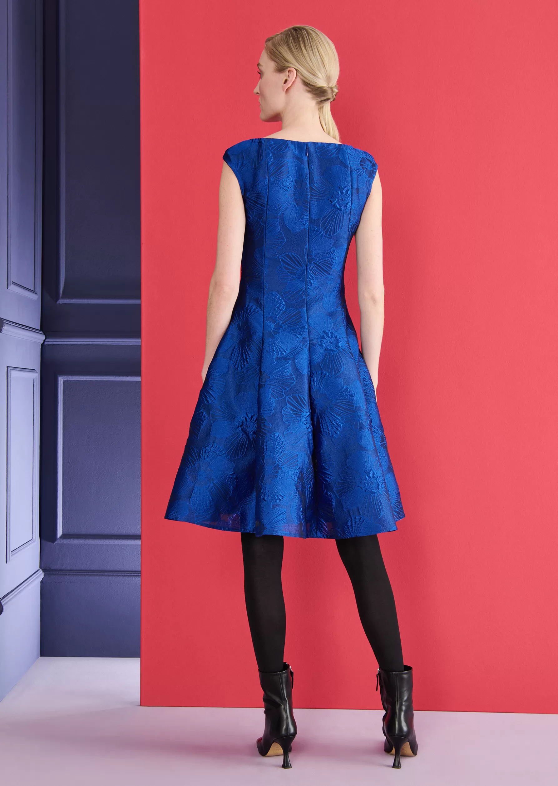 Short Dresses-Talbot Runhof Cocktail Dress Korbut23 Royalblue