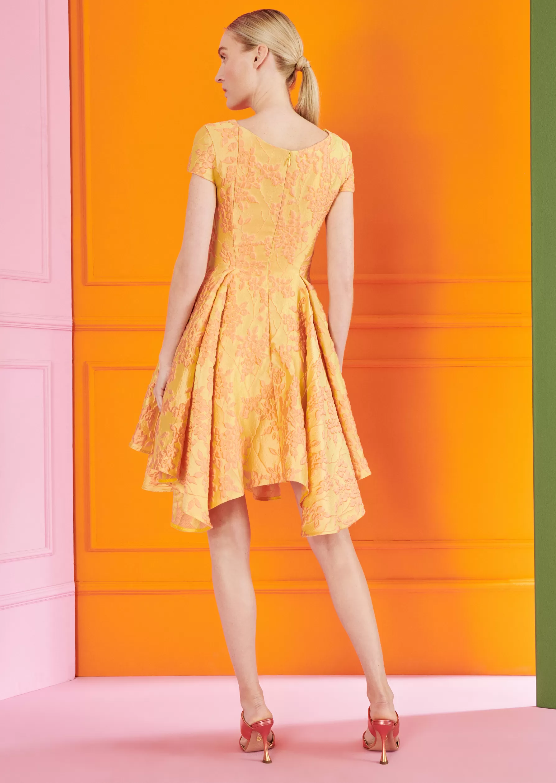 Endless Summer-Talbot Runhof Cocktail Dress Lotto1 Dijonyellow