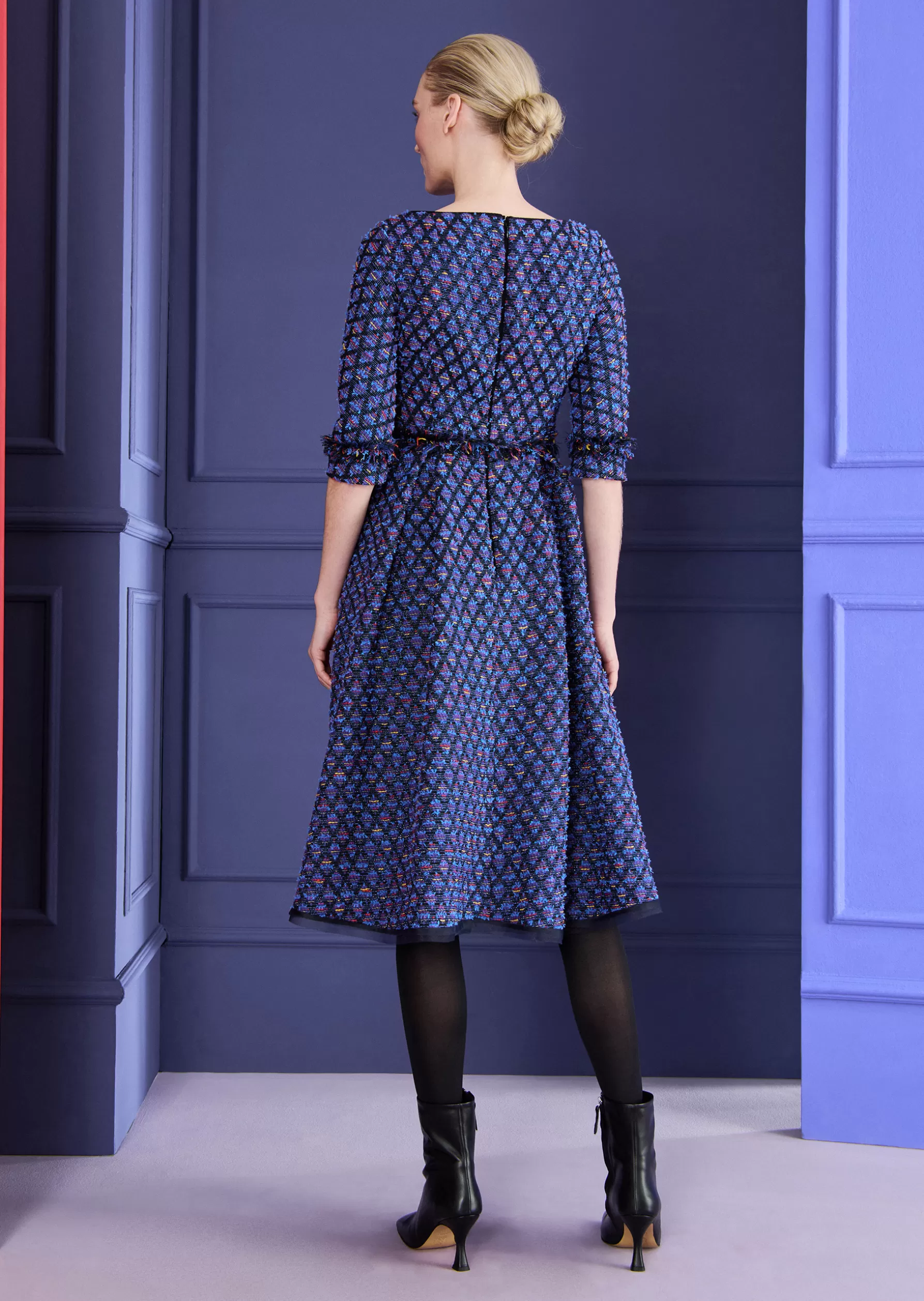 Short Dresses-Talbot Runhof Cocktail Dress Moni1 Electricblue