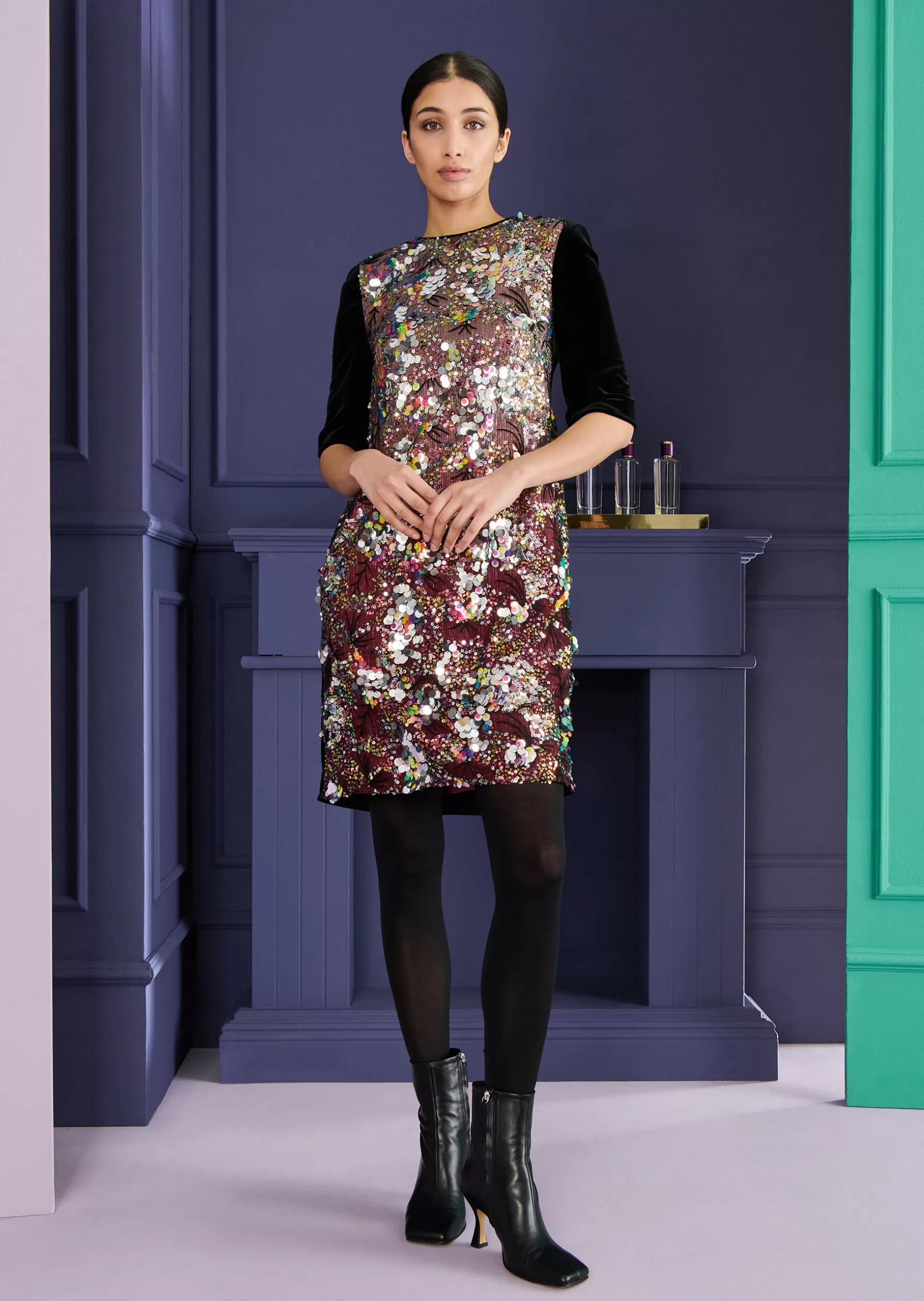 Short Dresses-Talbot Runhof Cocktail Dress Rogar19 Black