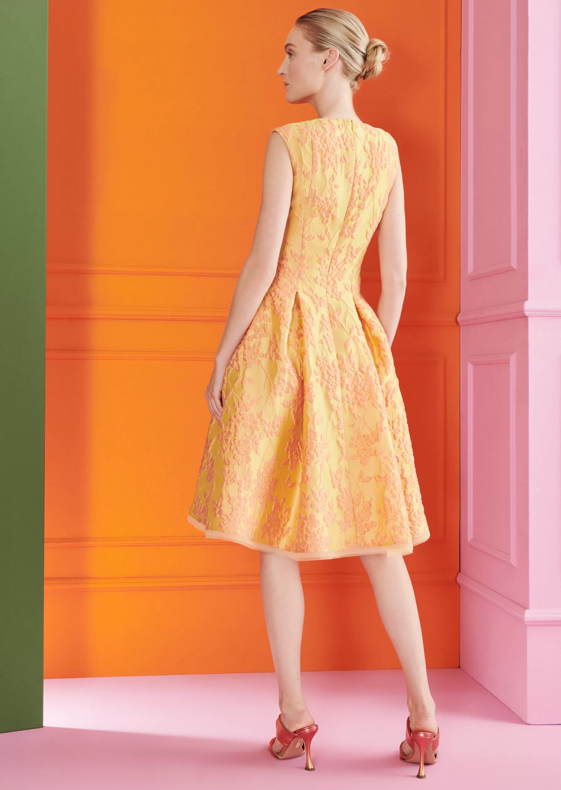 Endless Summer-Talbot Runhof Cocktail Dress Torin9 Dijon
