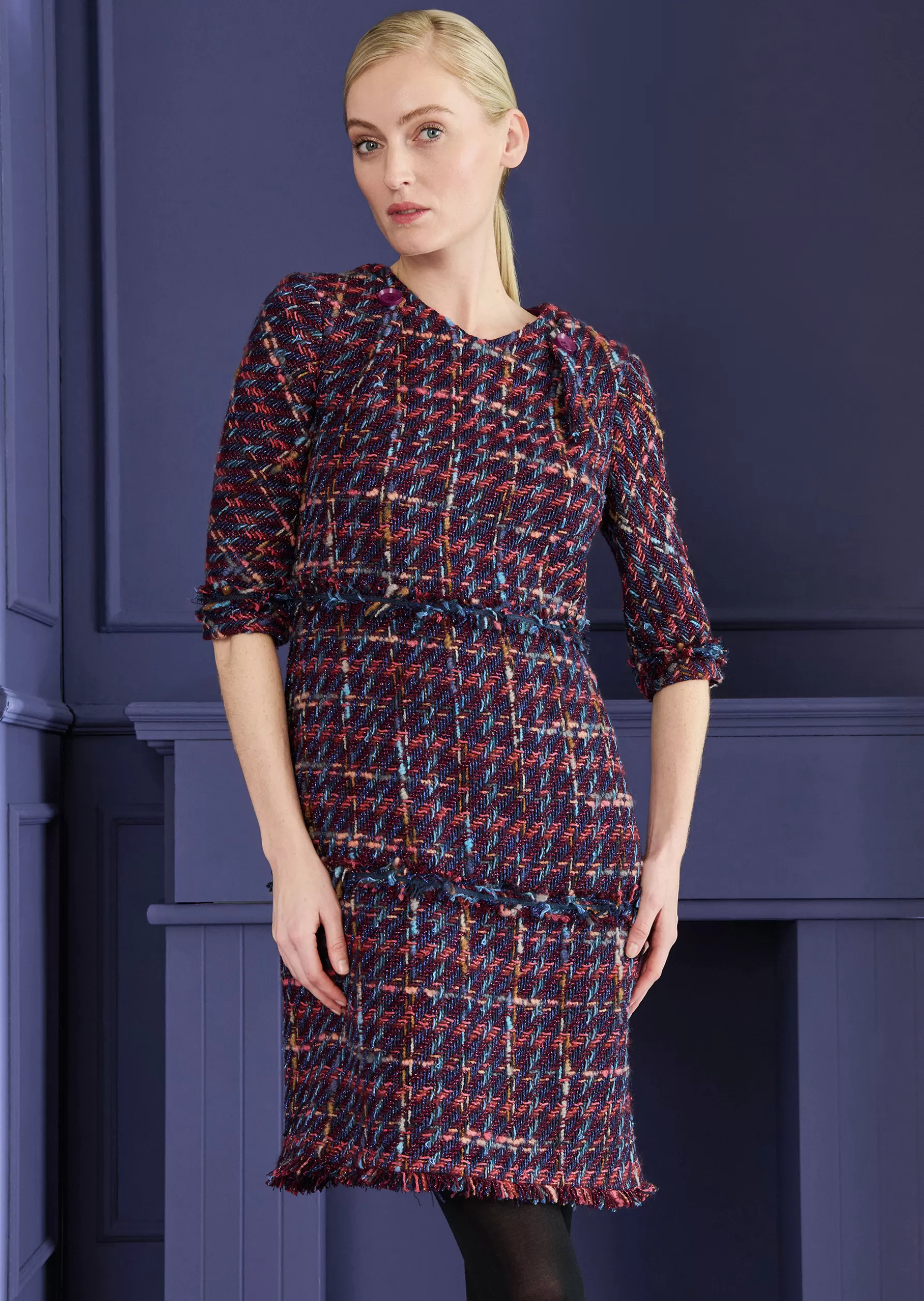 day_dress_motiv1_3.webp Short Dresses-Talbot Runhof Day Dress Motiv1 Fuchsiapurple