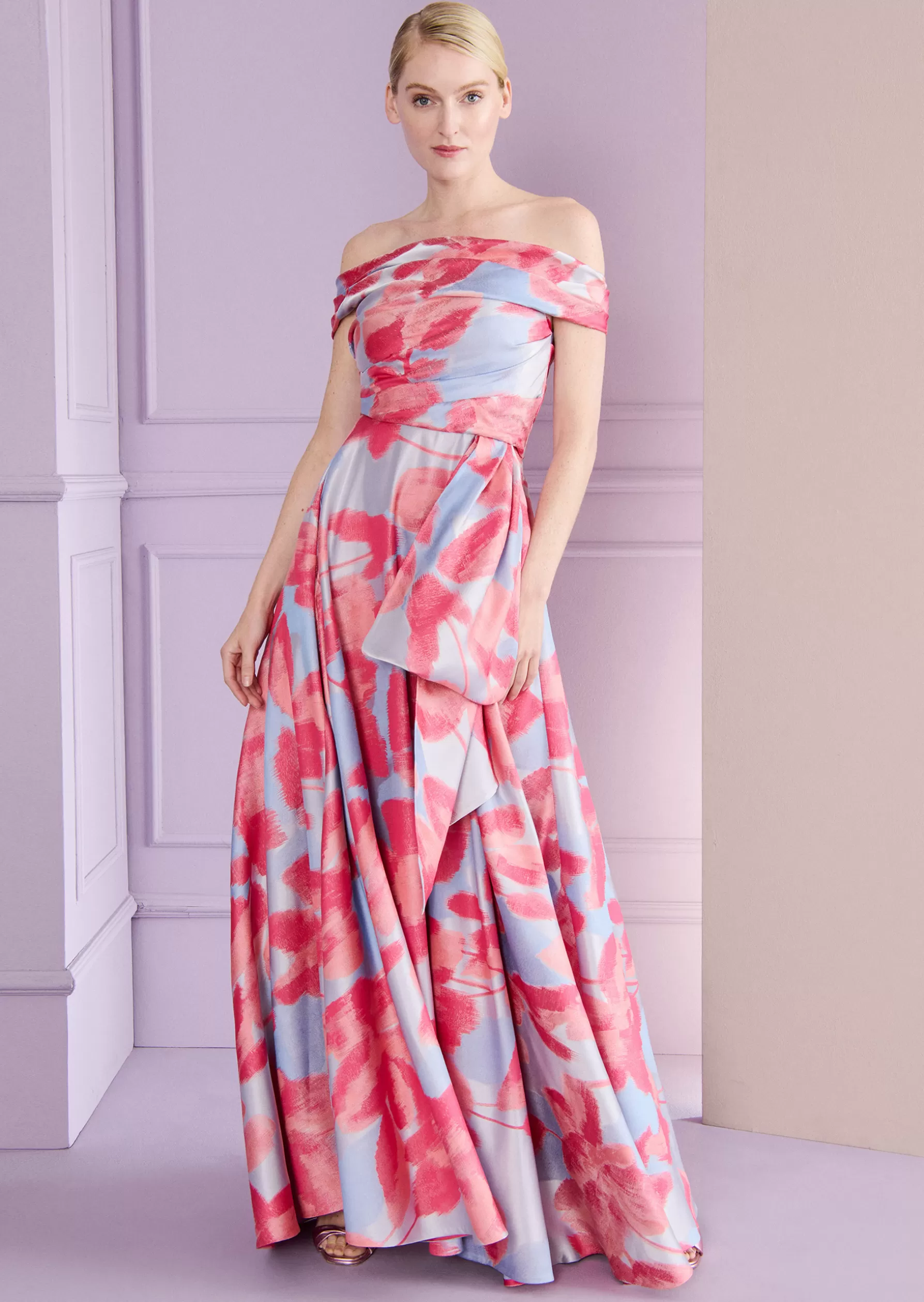 Endless Summer-Talbot Runhof Evening Dress Cordero4 Azaleapink