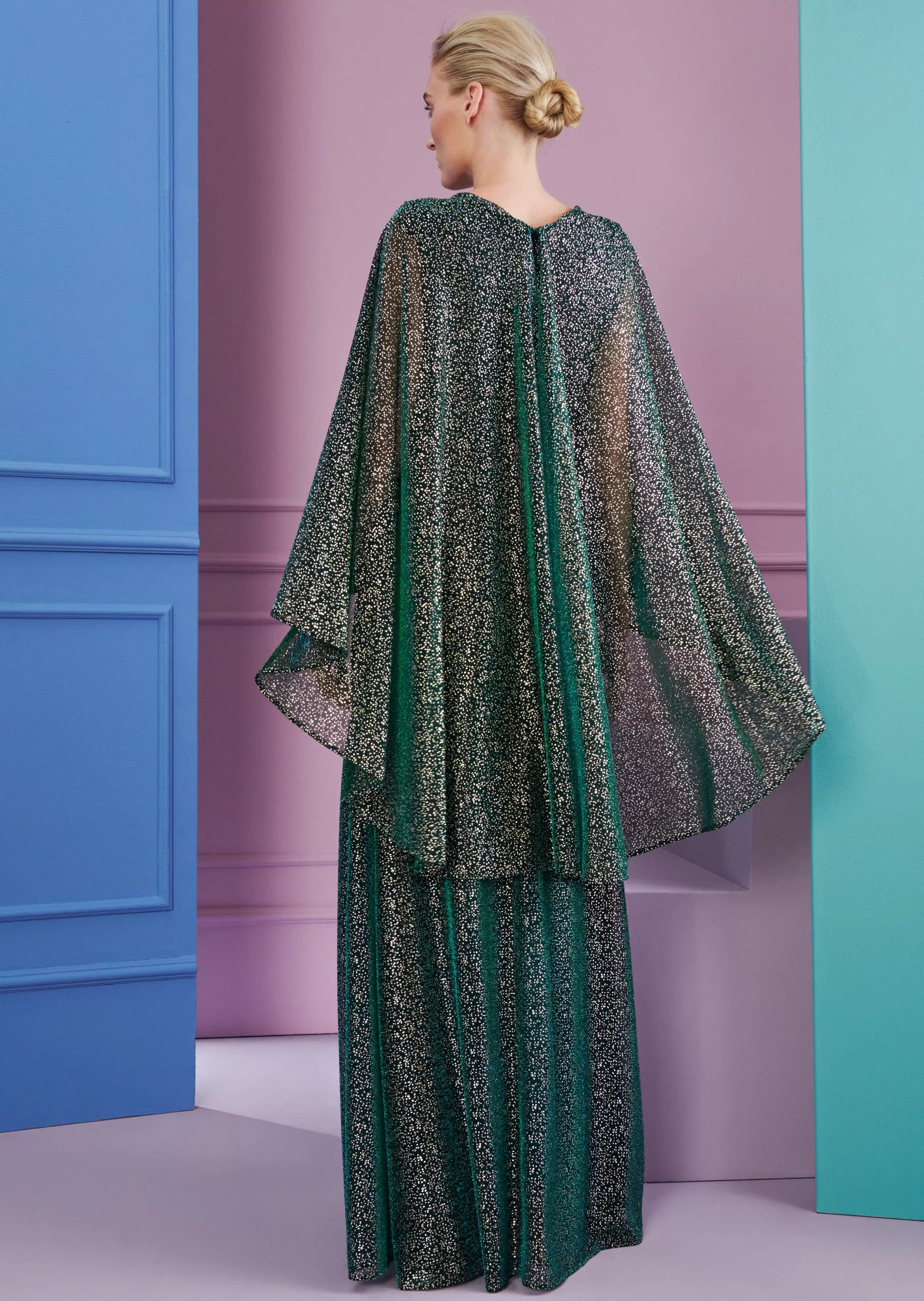 Long Dresses-Talbot Runhof Evening Dress Foshan3 Emeraldgreen