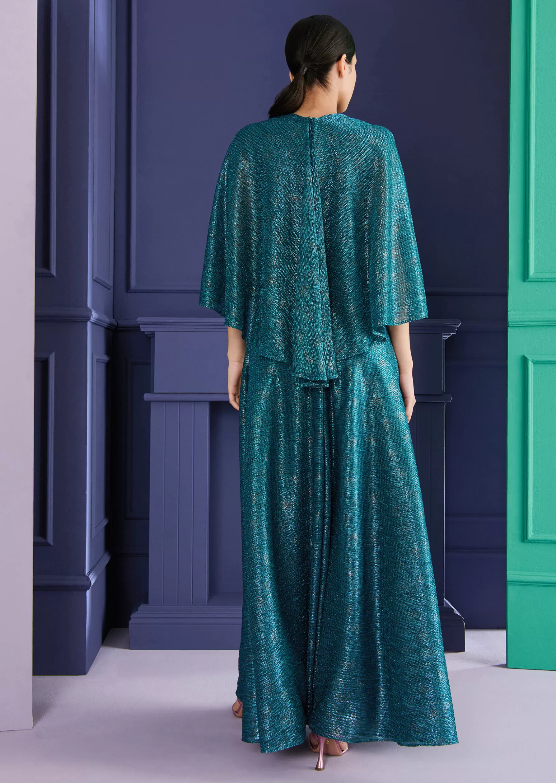 Long Dresses-Talbot Runhof Evening Dress Horras1 Turquoise