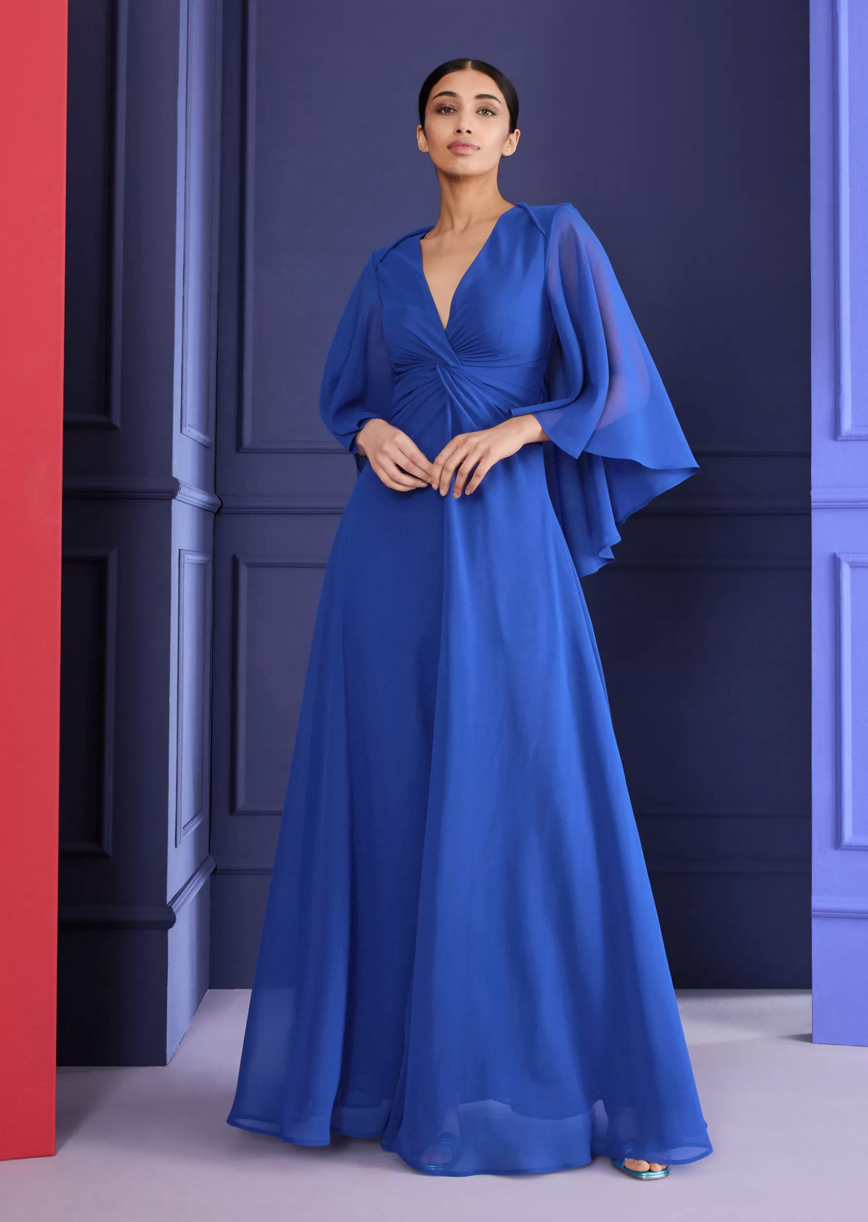 Long Dresses-Talbot Runhof Evening Dress Horras5 Enzianblue
