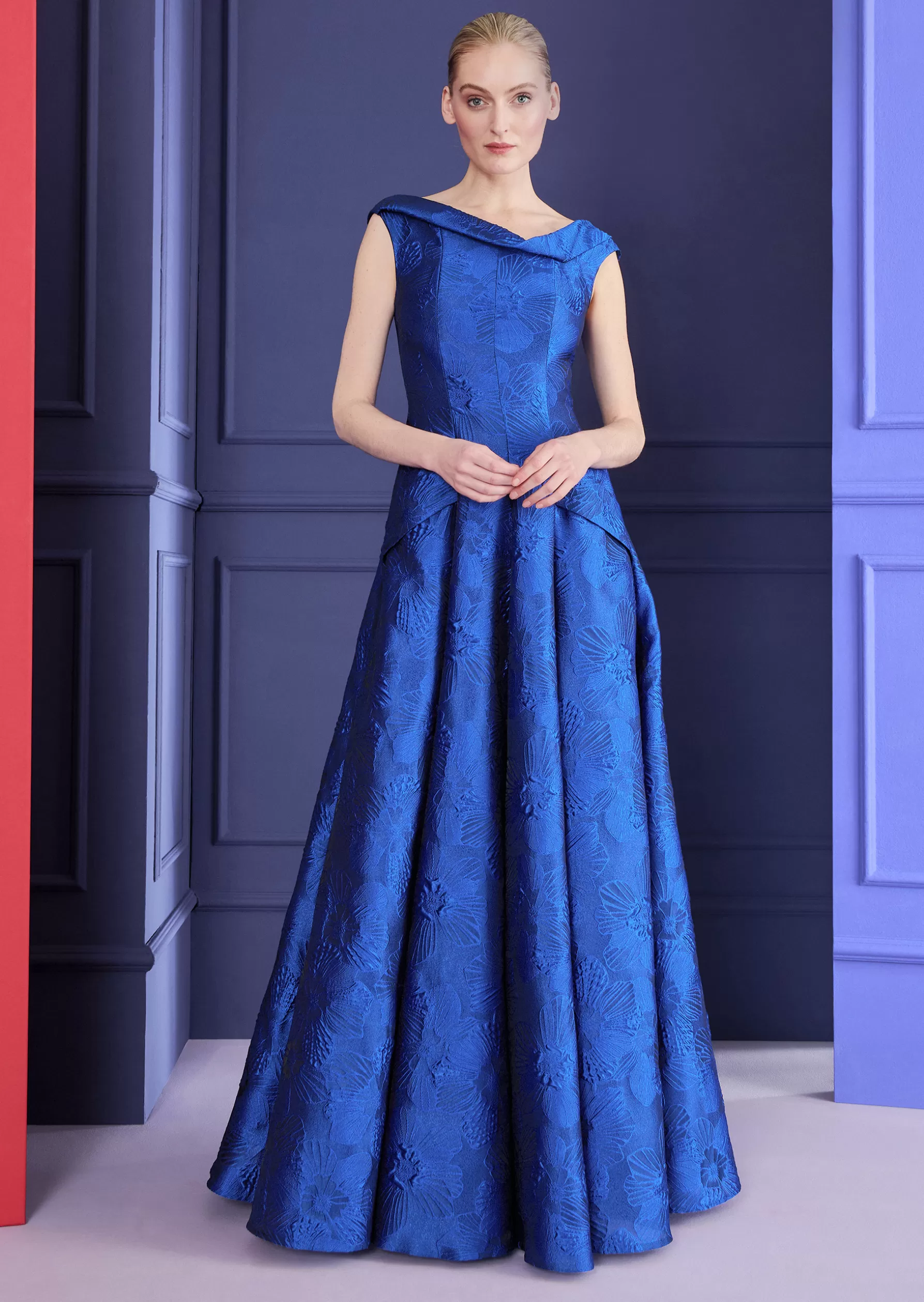 Long Dresses-Talbot Runhof Evening Dress Kolja5 Royalblau