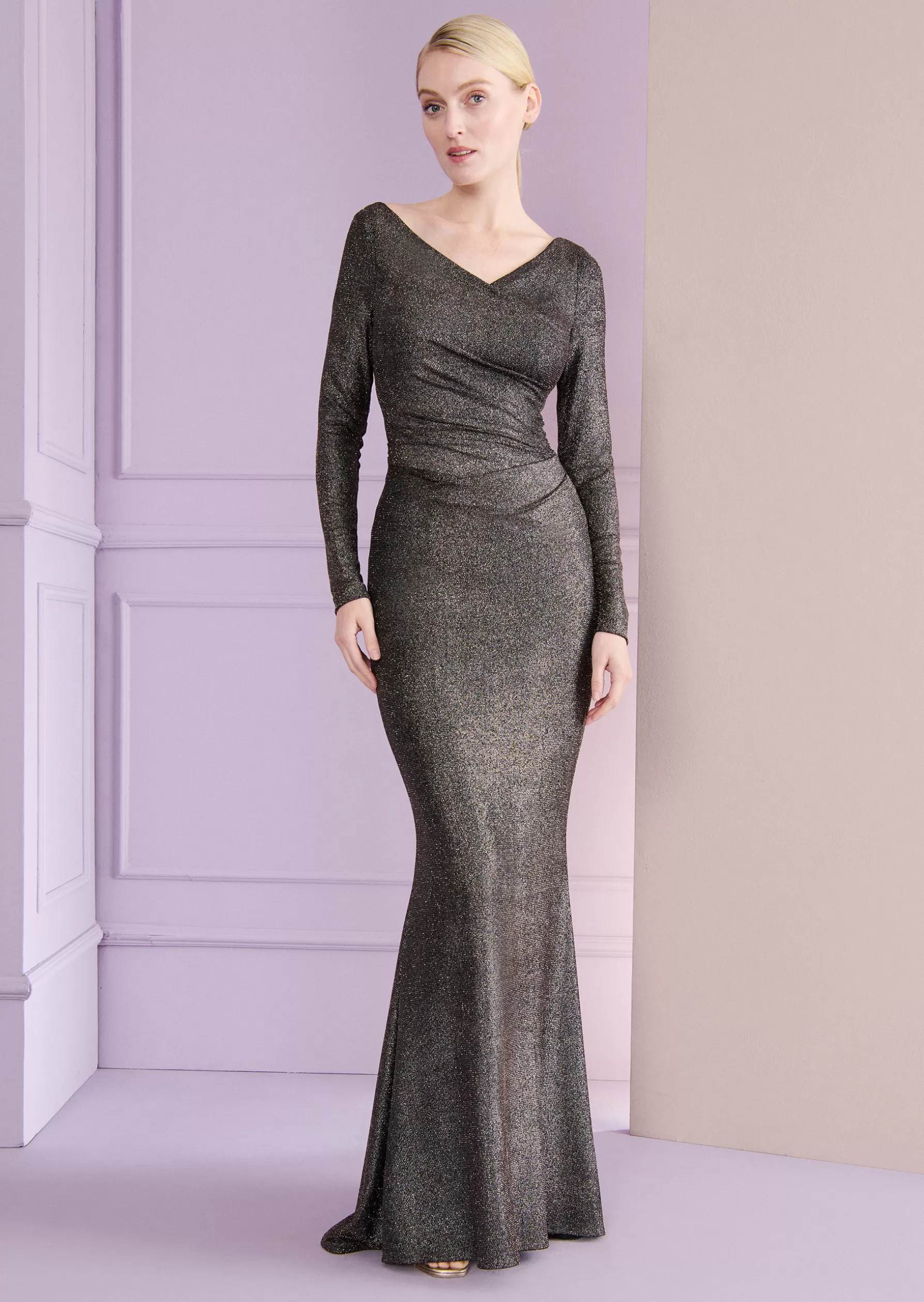 Long Dresses-Talbot Runhof Evening Dress Komoe17 Black