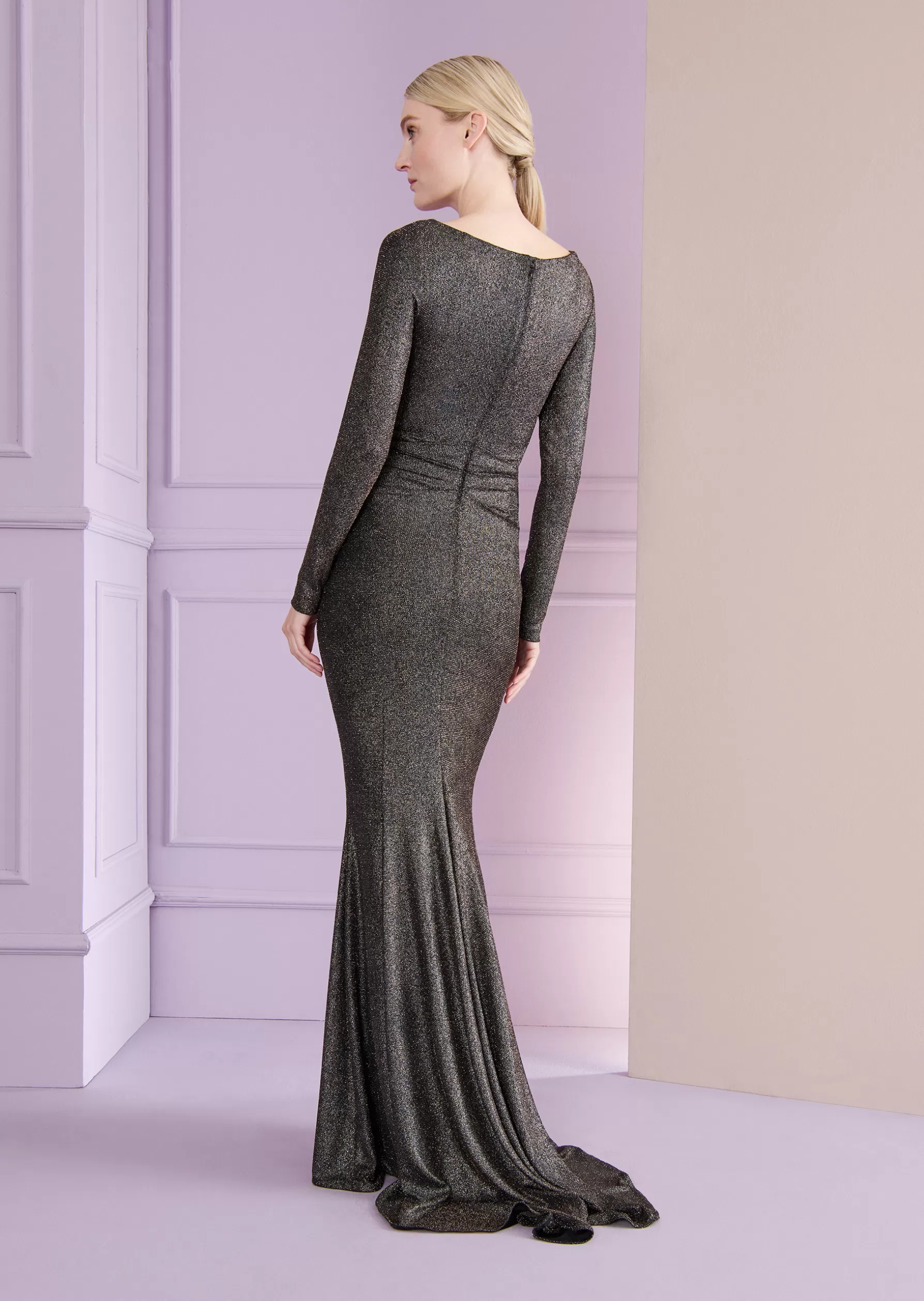 Long Dresses-Talbot Runhof Evening Dress Komoe17 Black