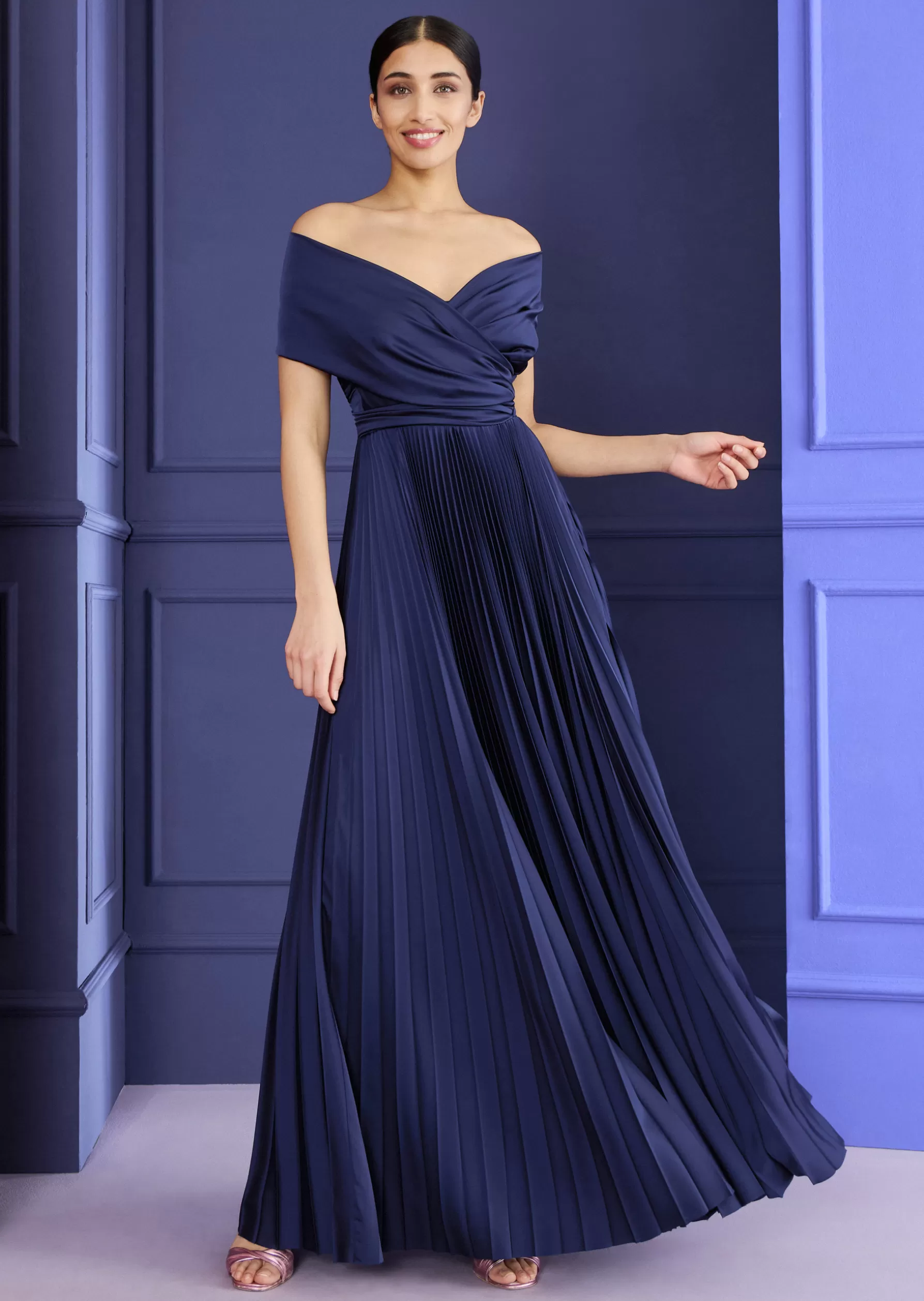 Long Dresses-Talbot Runhof Evening Dress Konfuzius3 Royalnavyblue