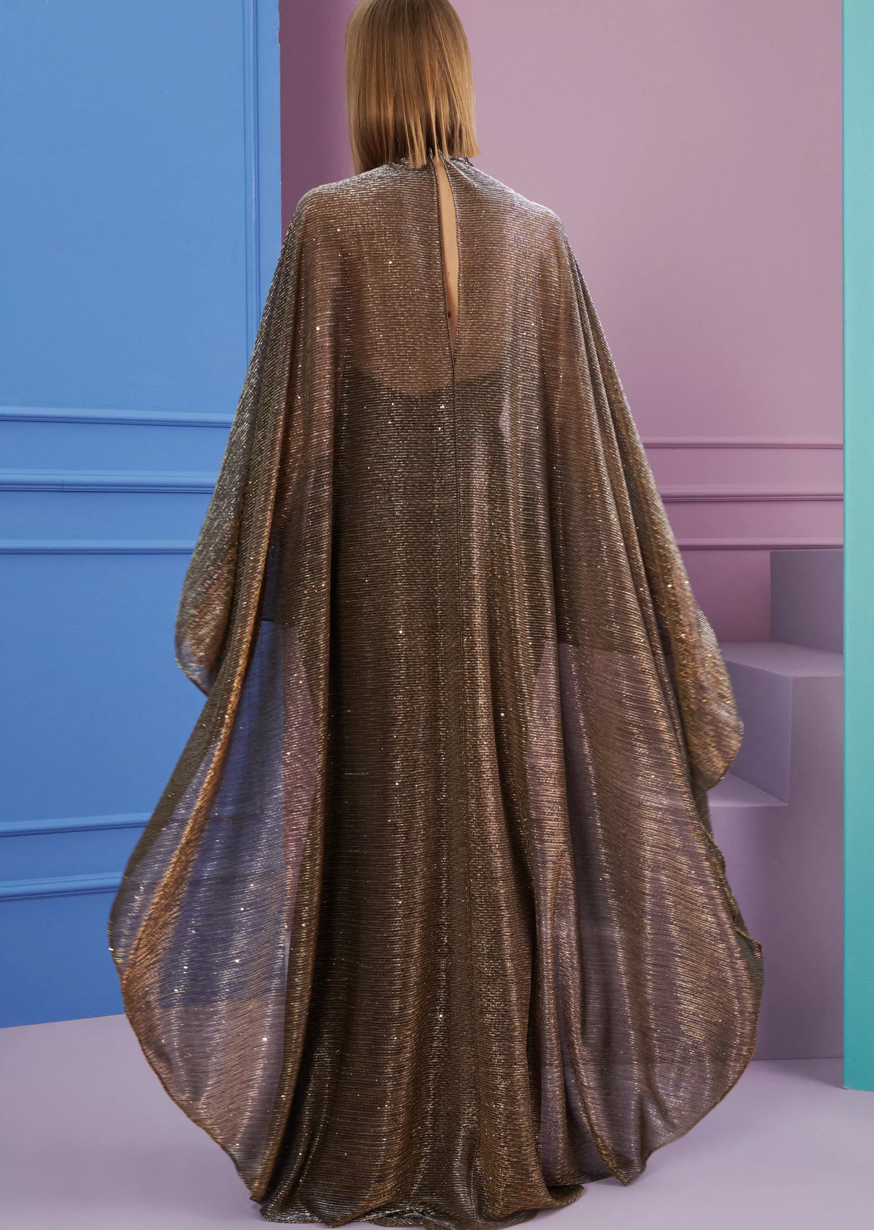Long Dresses-Talbot Runhof Evening Dress Kordon1 Gold
