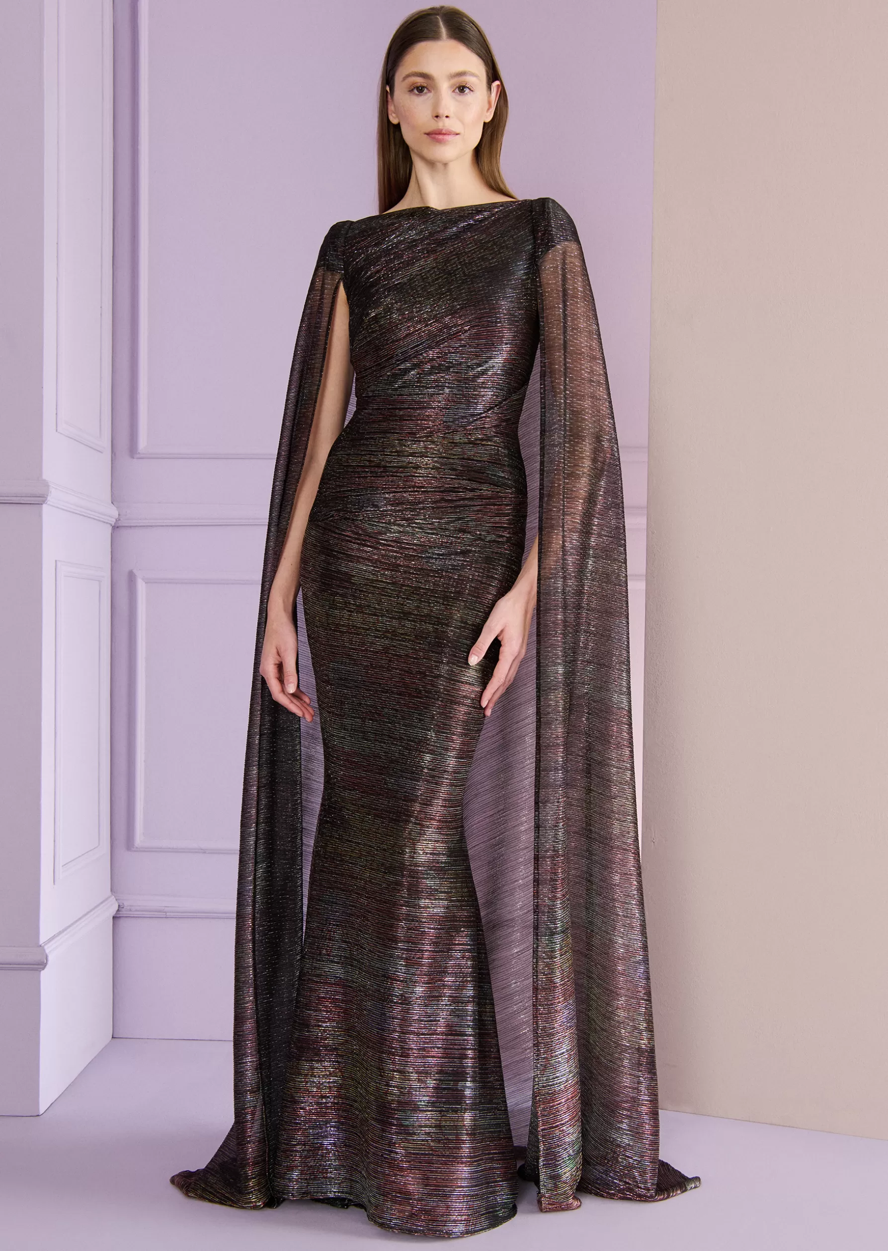 Long Dresses-Talbot Runhof Evening Dress Pollinium26 Copper