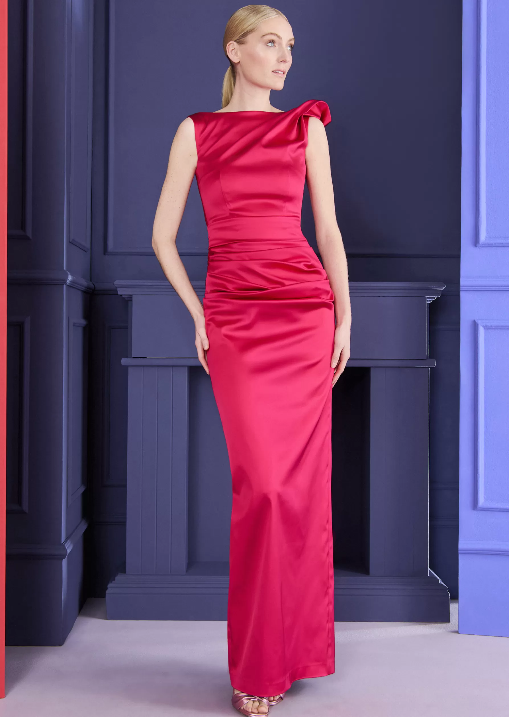 Classics-Talbot Runhof Evening Dress Pooky10 Azaleapink