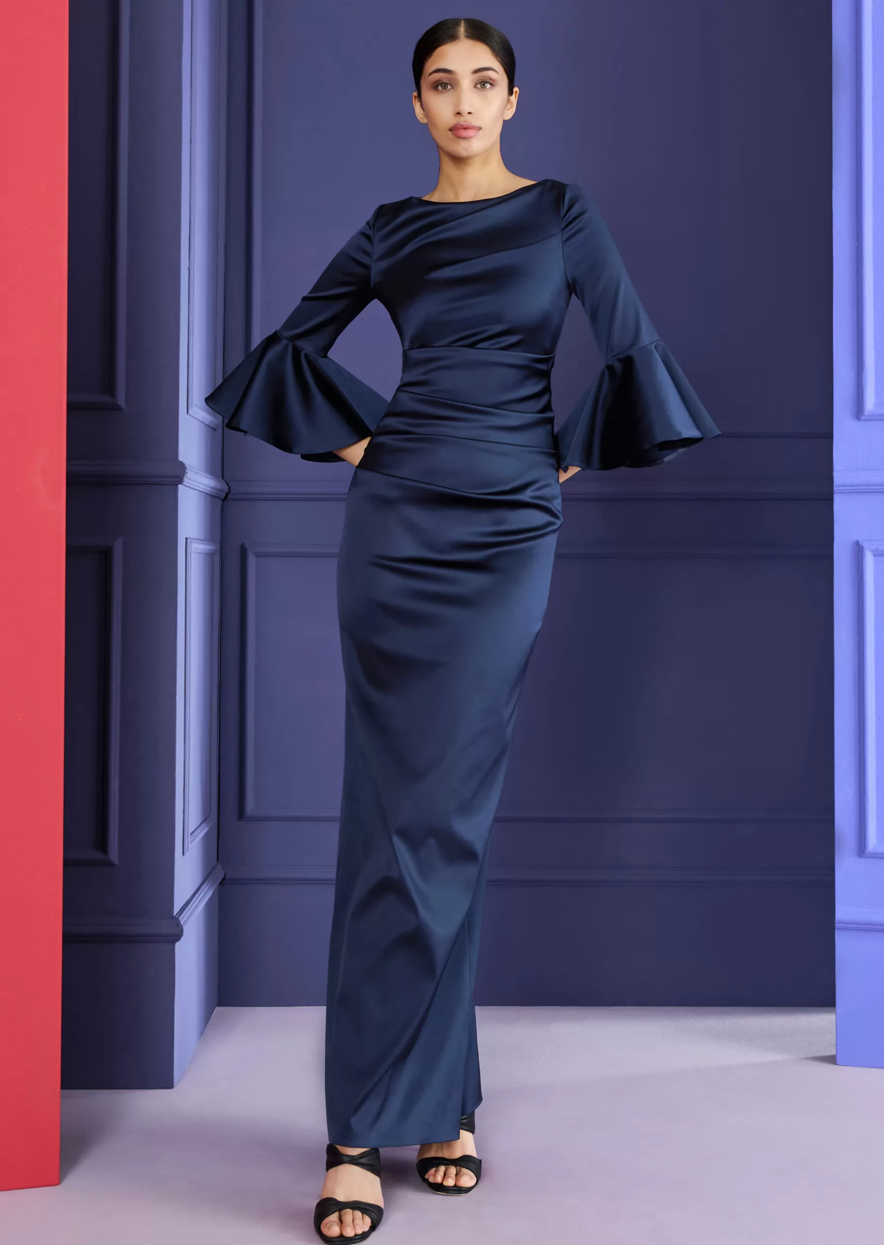 Classics-Talbot Runhof Evening Dress Tonya17 Armadablue