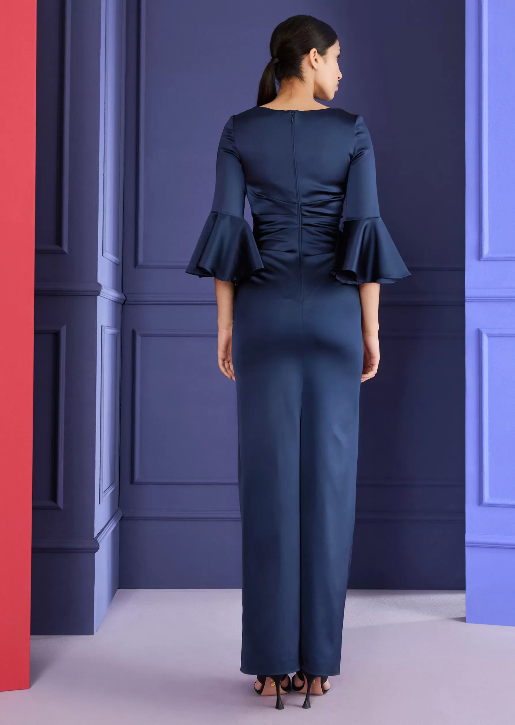 Classics-Talbot Runhof Evening Dress Tonya17 Armadablue