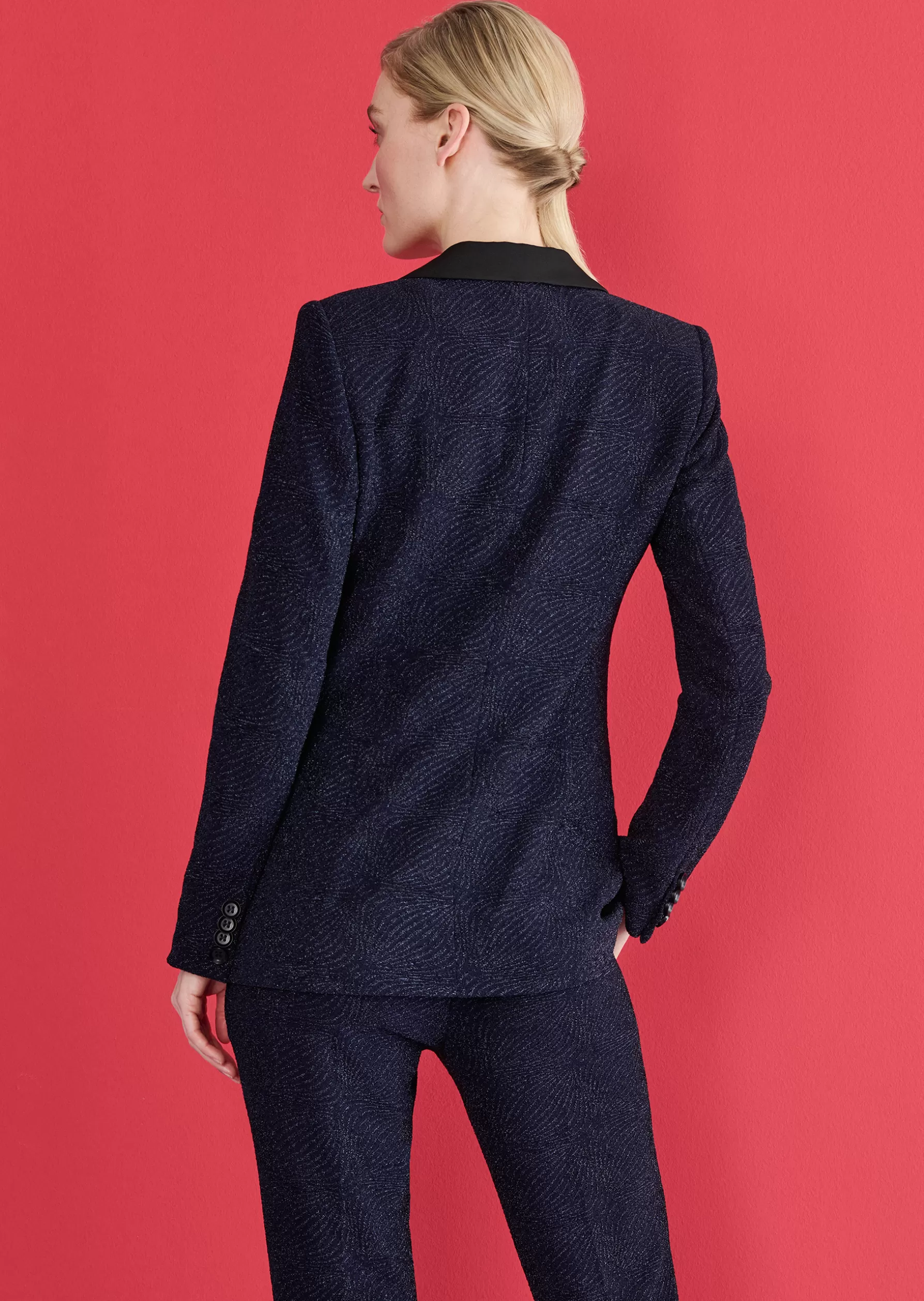 Jackets & Coats-Talbot Runhof Jacket Burch9 Royalnavyblue