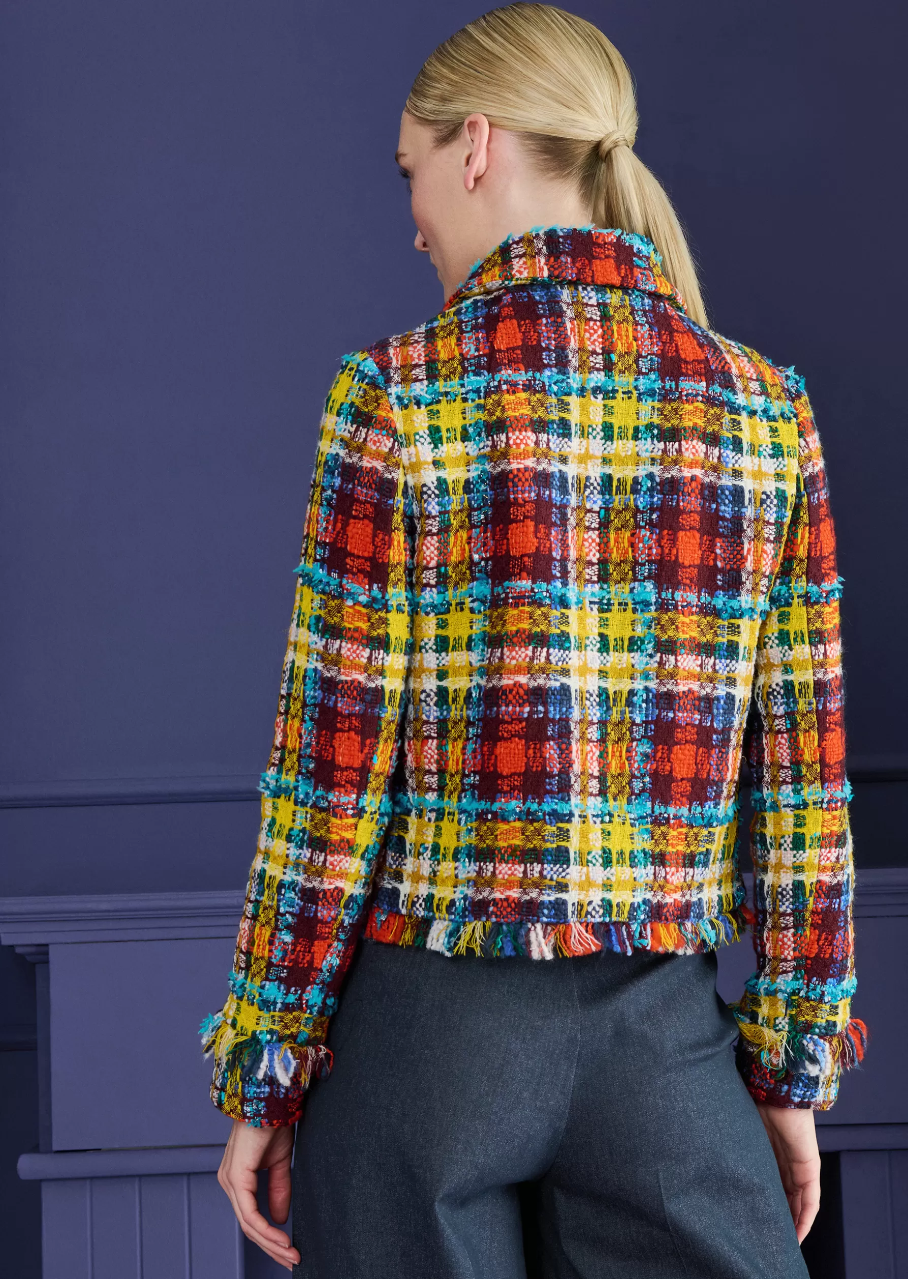 Jackets & Coats-Talbot Runhof Jacket Hulda2 Terracottared