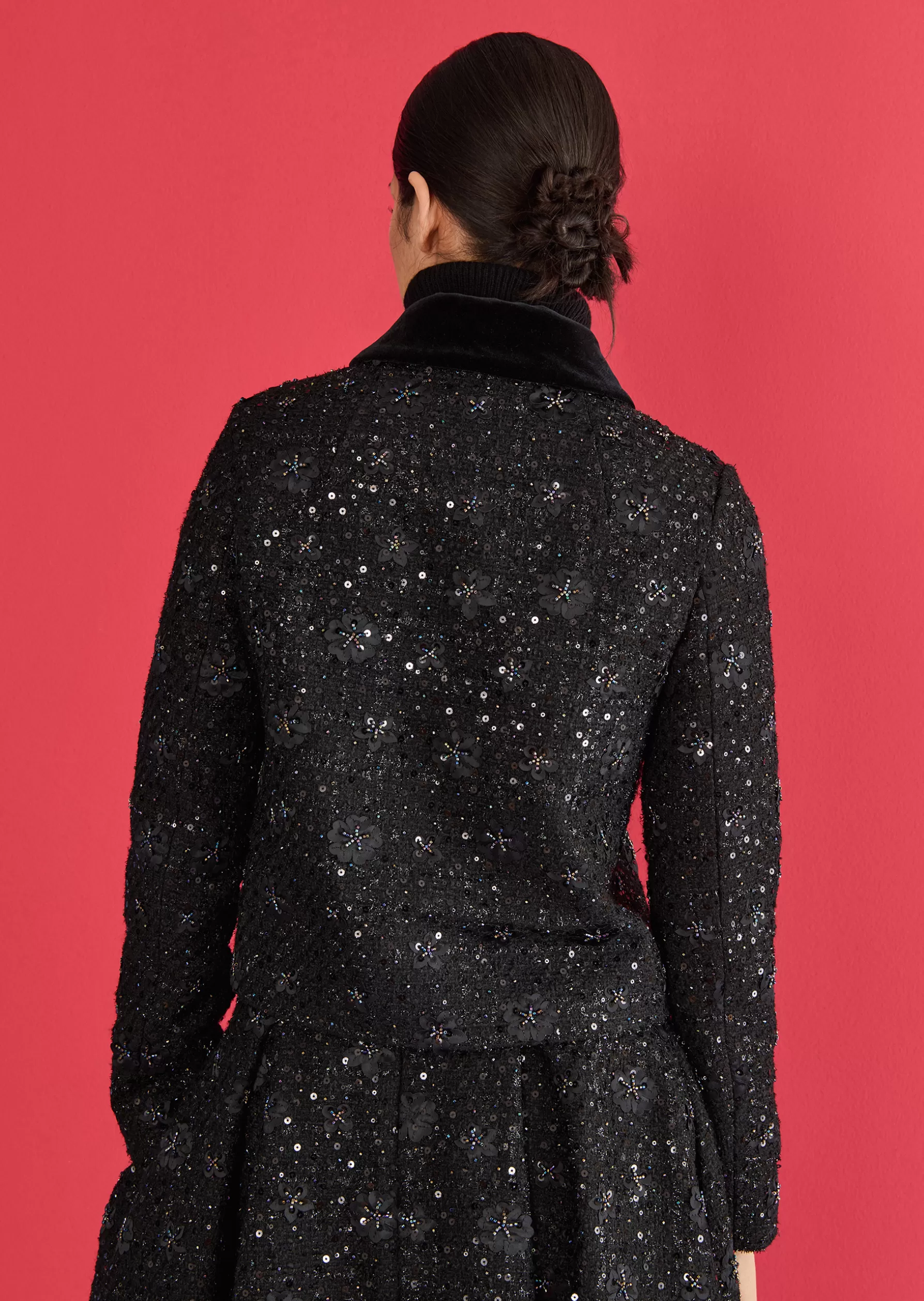 Jackets & Coats-Talbot Runhof Jacket Hulda4 Black