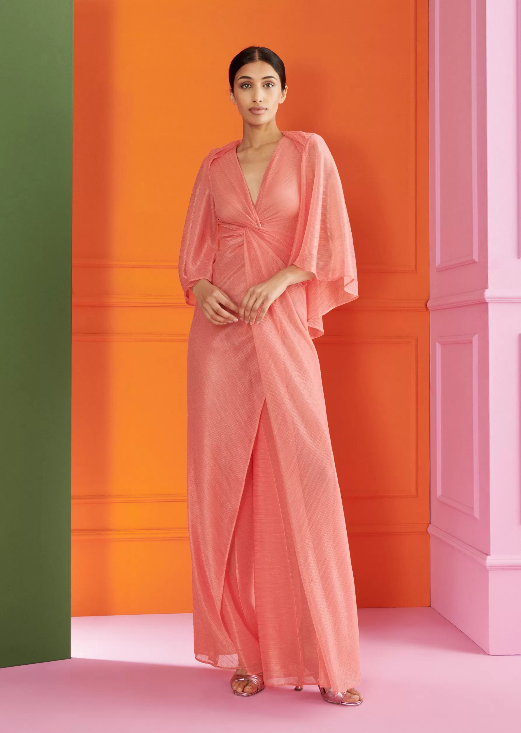 Endless Summer-Talbot Runhof Jumpsuit Liam1 Salmon