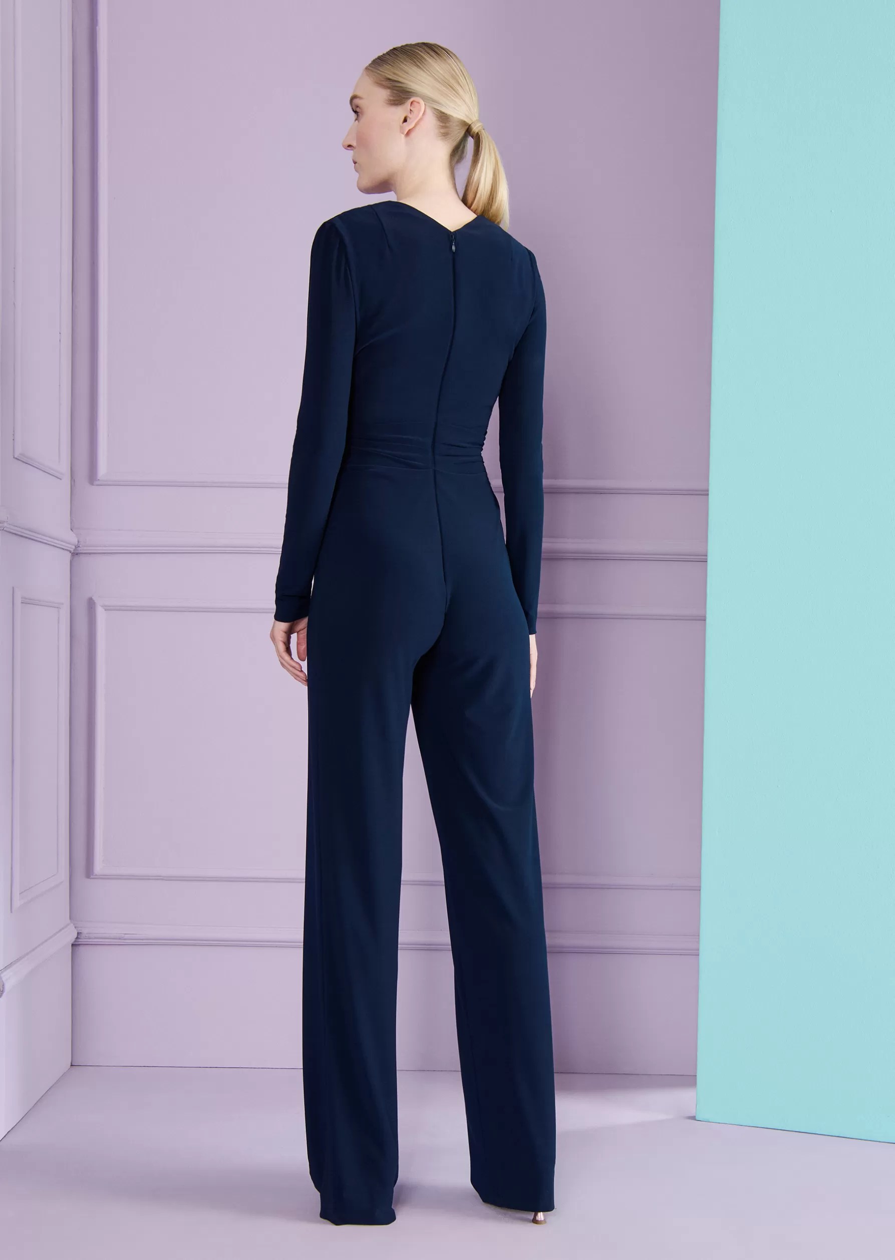 Jumpsuits-Talbot Runhof Jumpsuit Nino1 Royalnavyblue