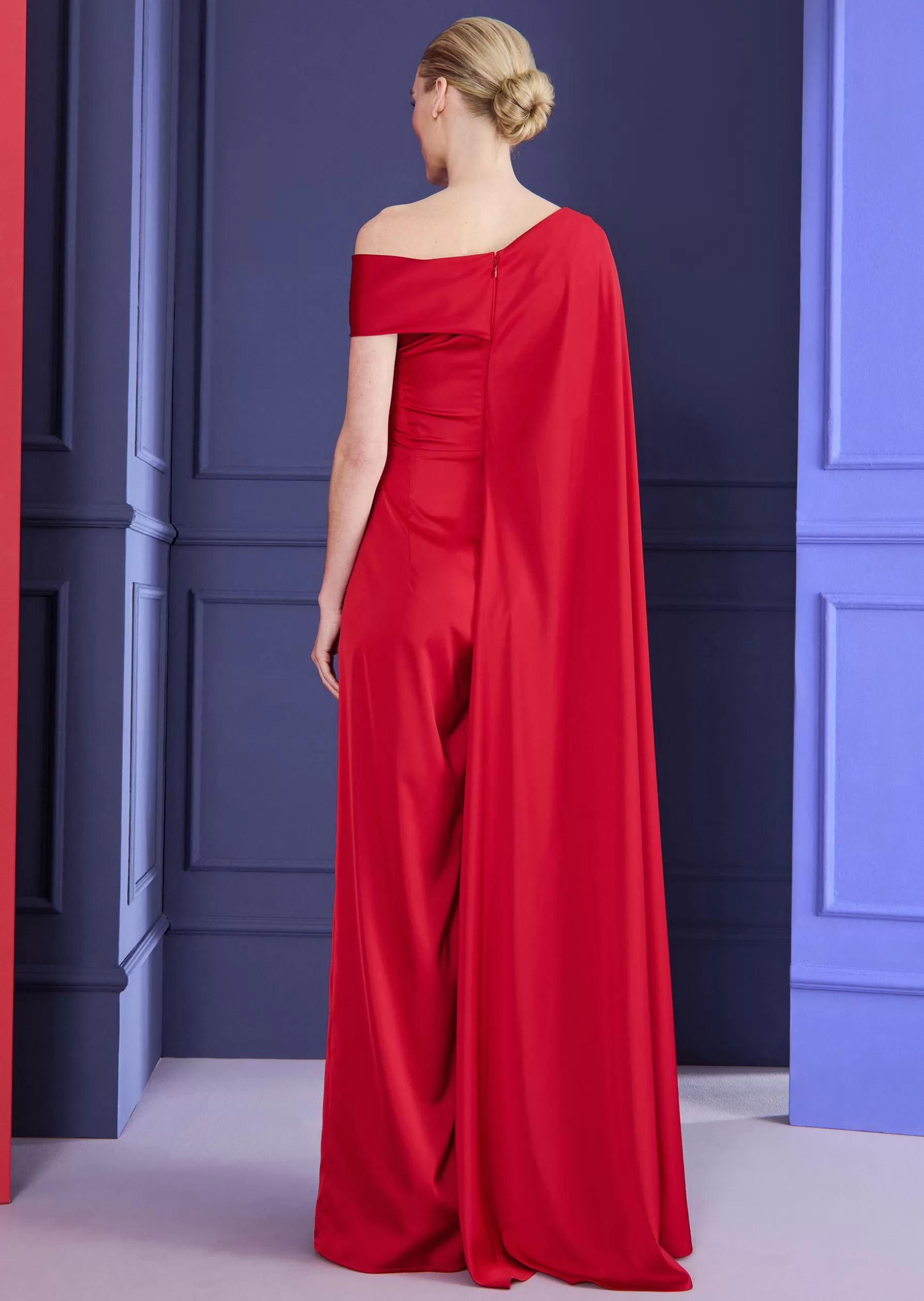 Jumpsuits-Talbot Runhof Jumpsuit Sina10 Scarletred