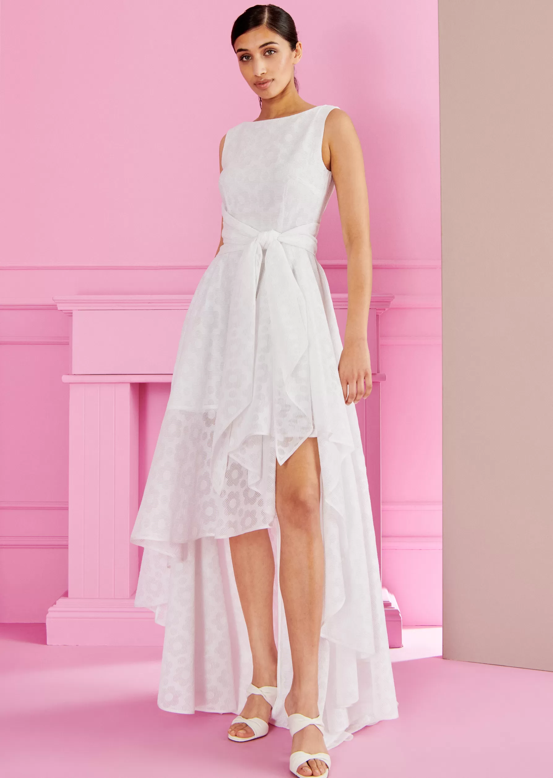 Bridal-Talbot Runhof Maxi Dress Homerie2 White
