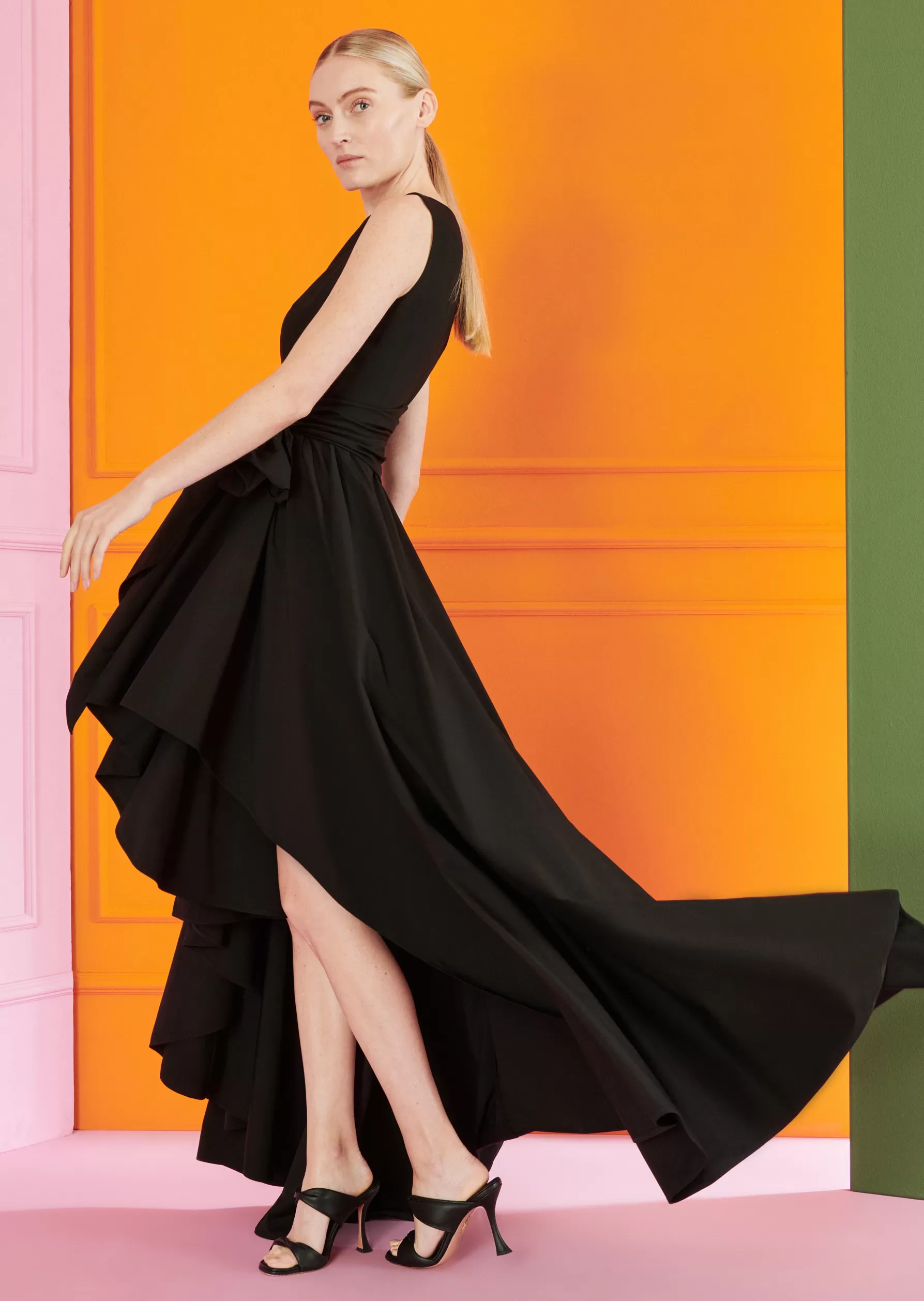 Endless Summer-Talbot Runhof Maxi Dress Homerie4 Black