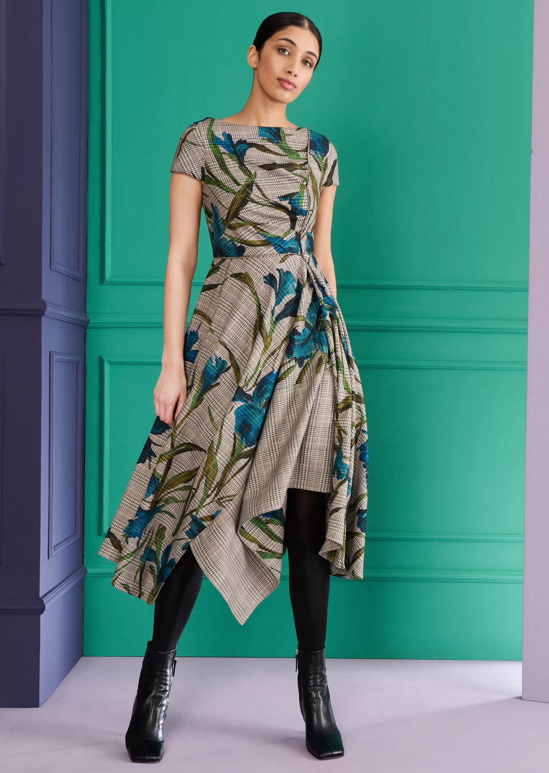 Midi Dresses-Talbot Runhof Midi Dress Moriyana1 Sand