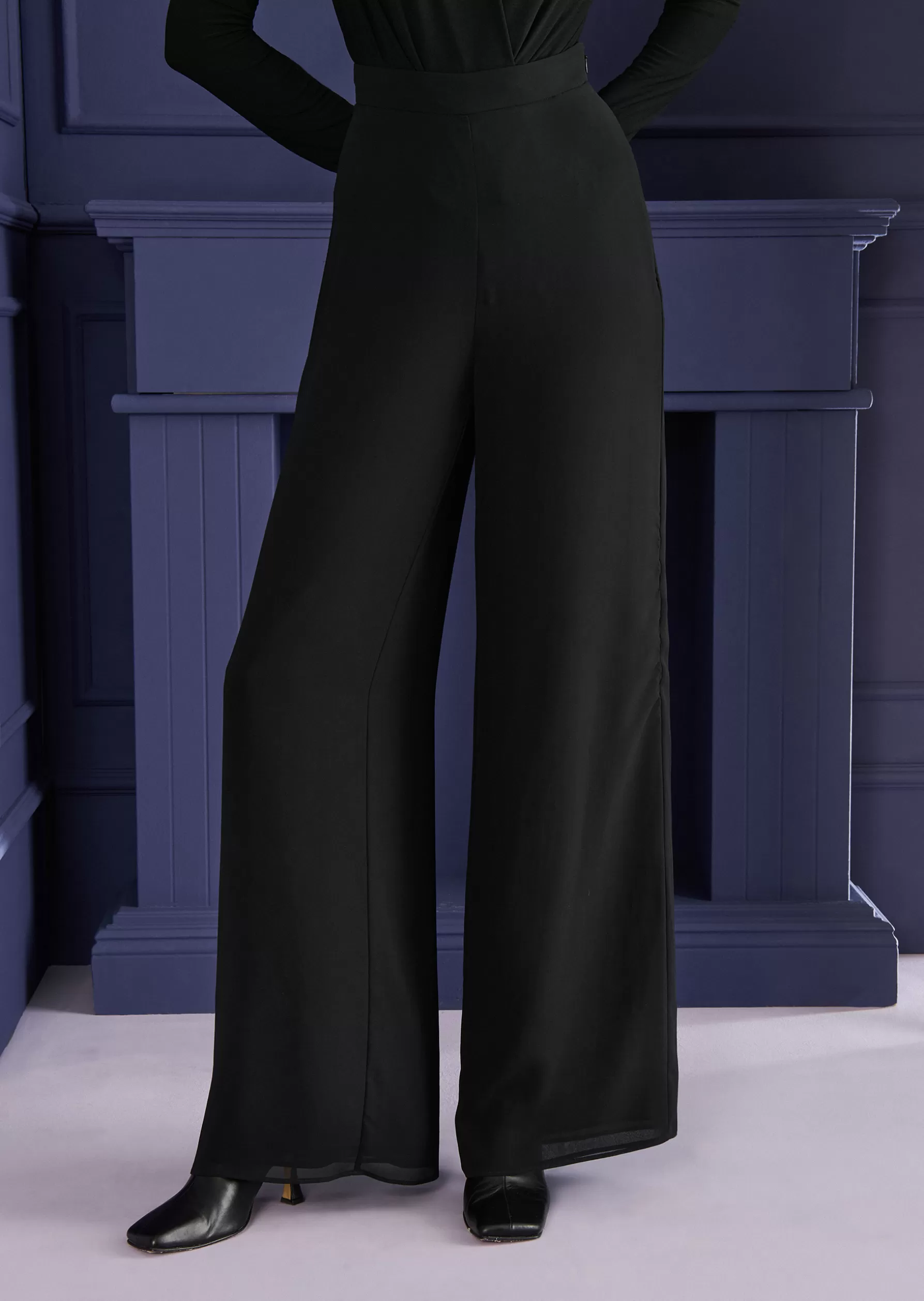 Pants-Talbot Runhof Pants Kick5 Black