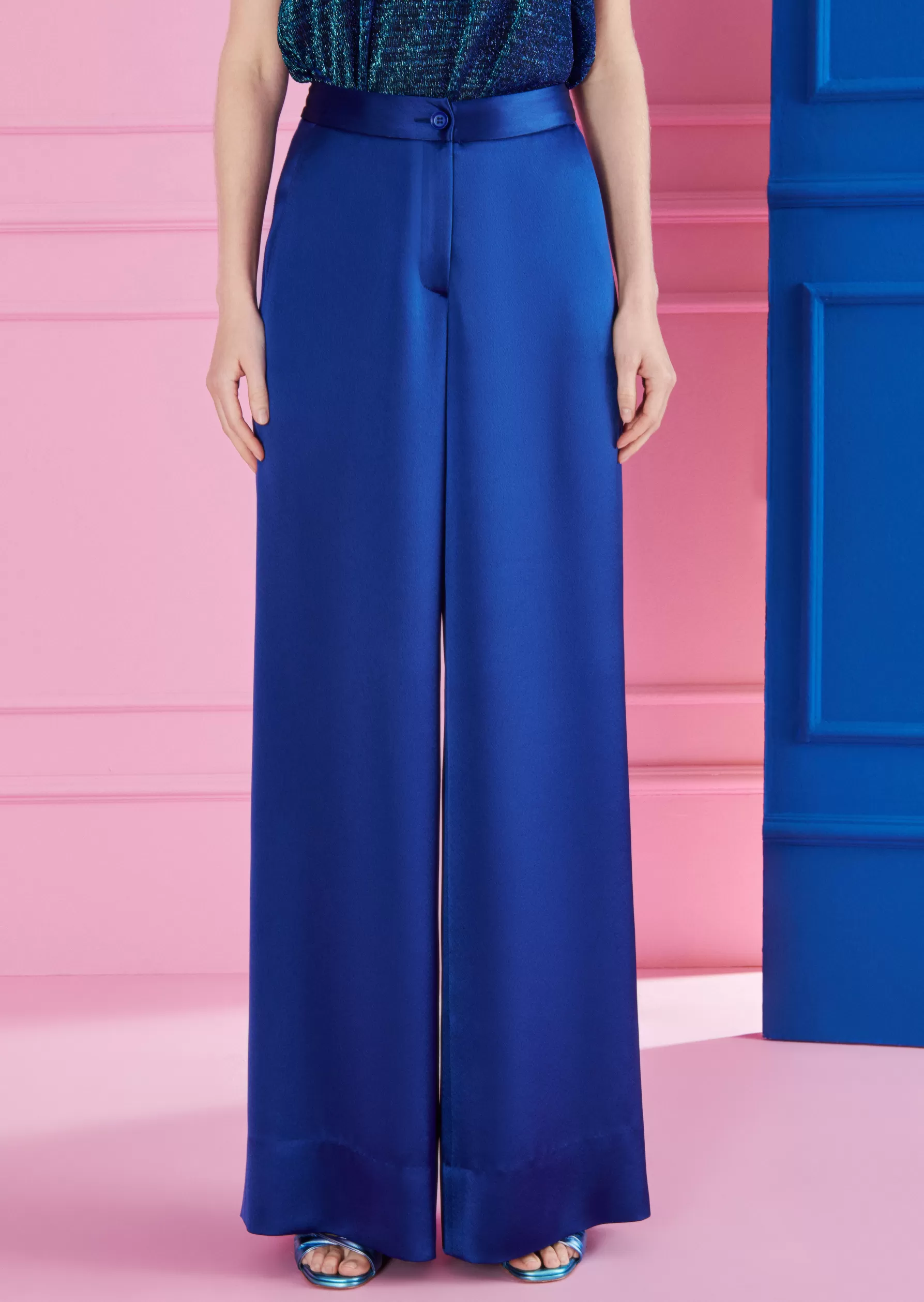 Pants-Talbot Runhof Pants Kili2 Enzianblue