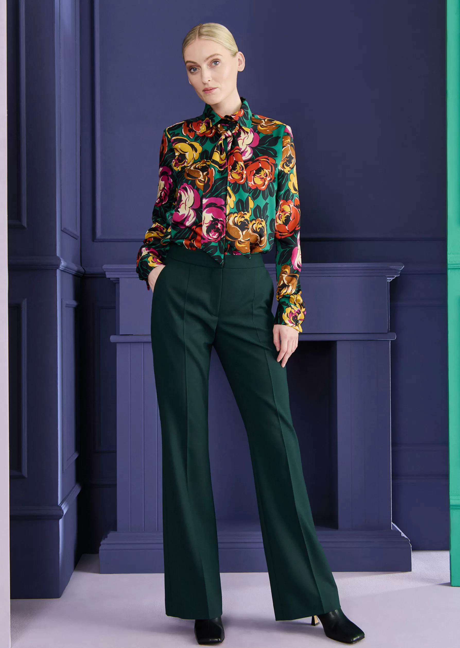 Pants-Talbot Runhof Pants Kilton15 Cypressgreen