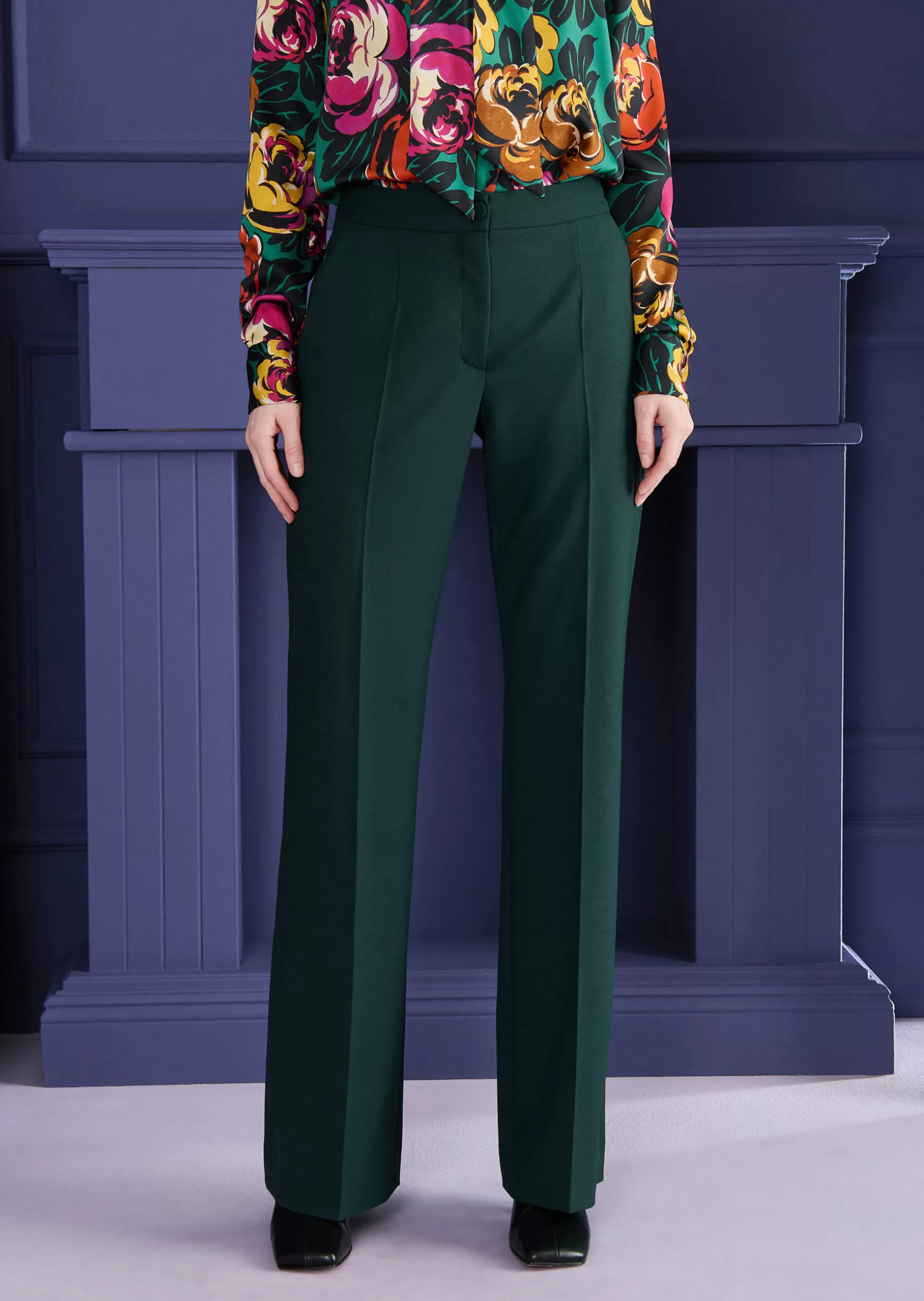 Pants-Talbot Runhof Pants Kilton15 Cypressgreen