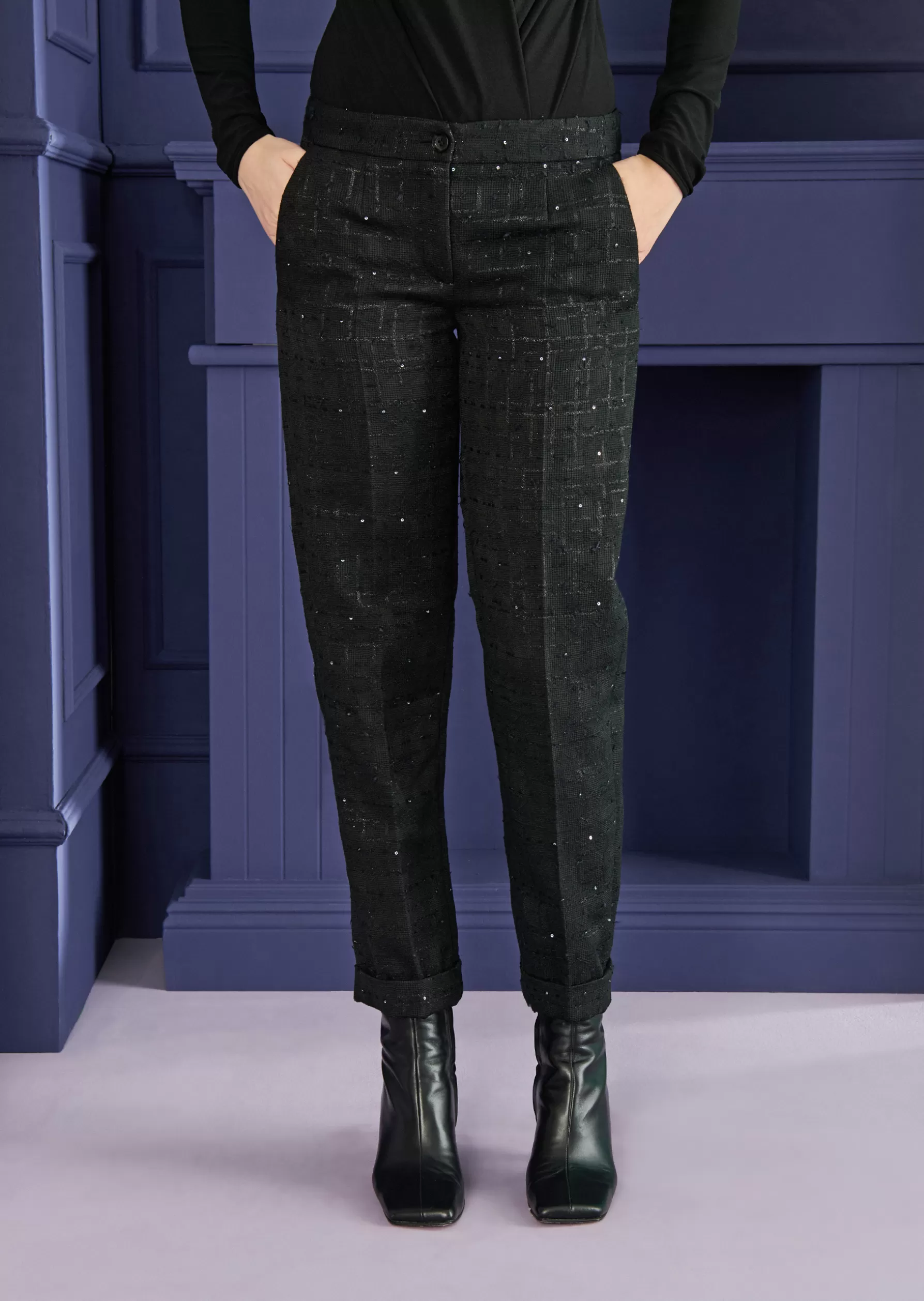 Pants-Talbot Runhof Pants Milena3 Black