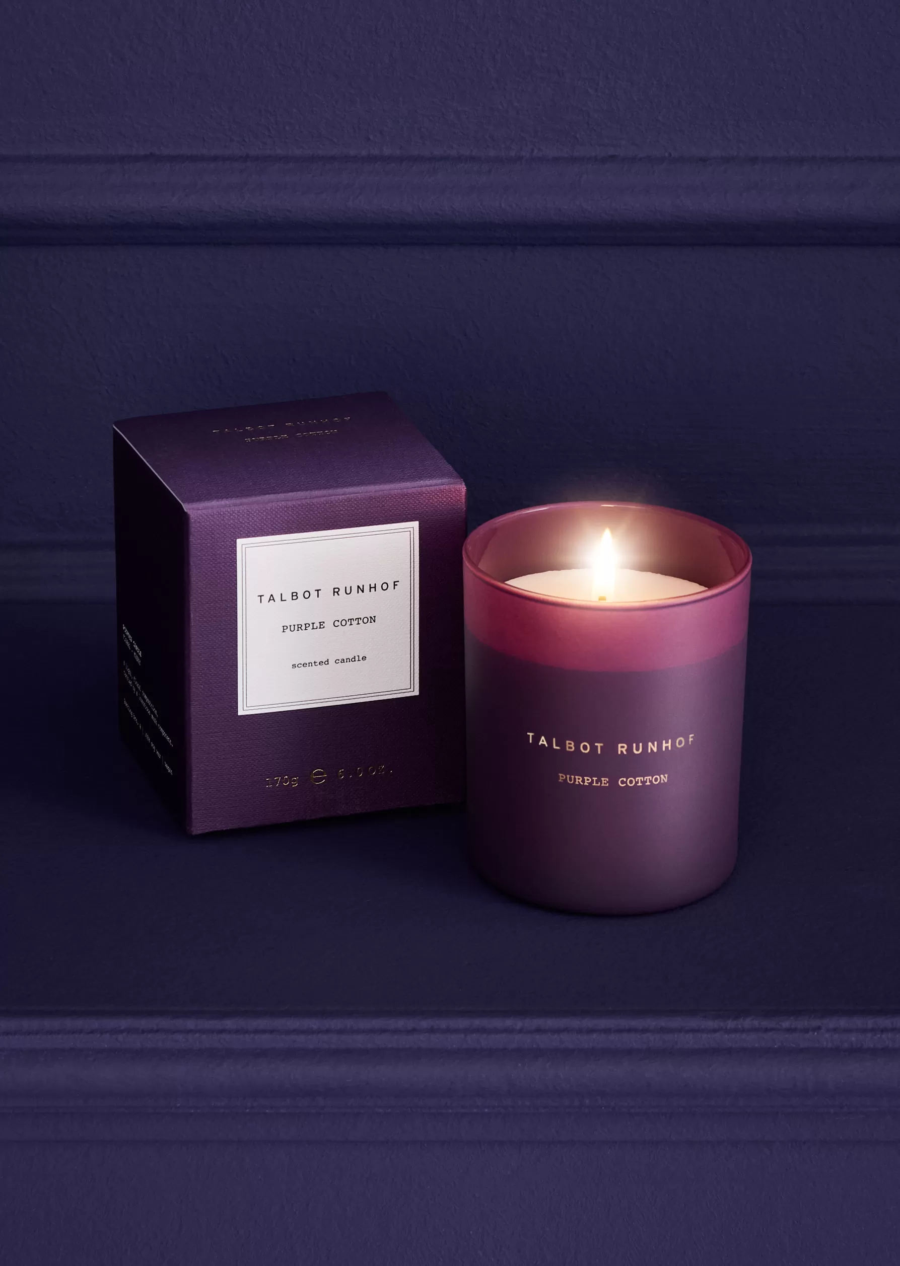 Gifts-Talbot Runhof Scented Candle "Purple Cotton"