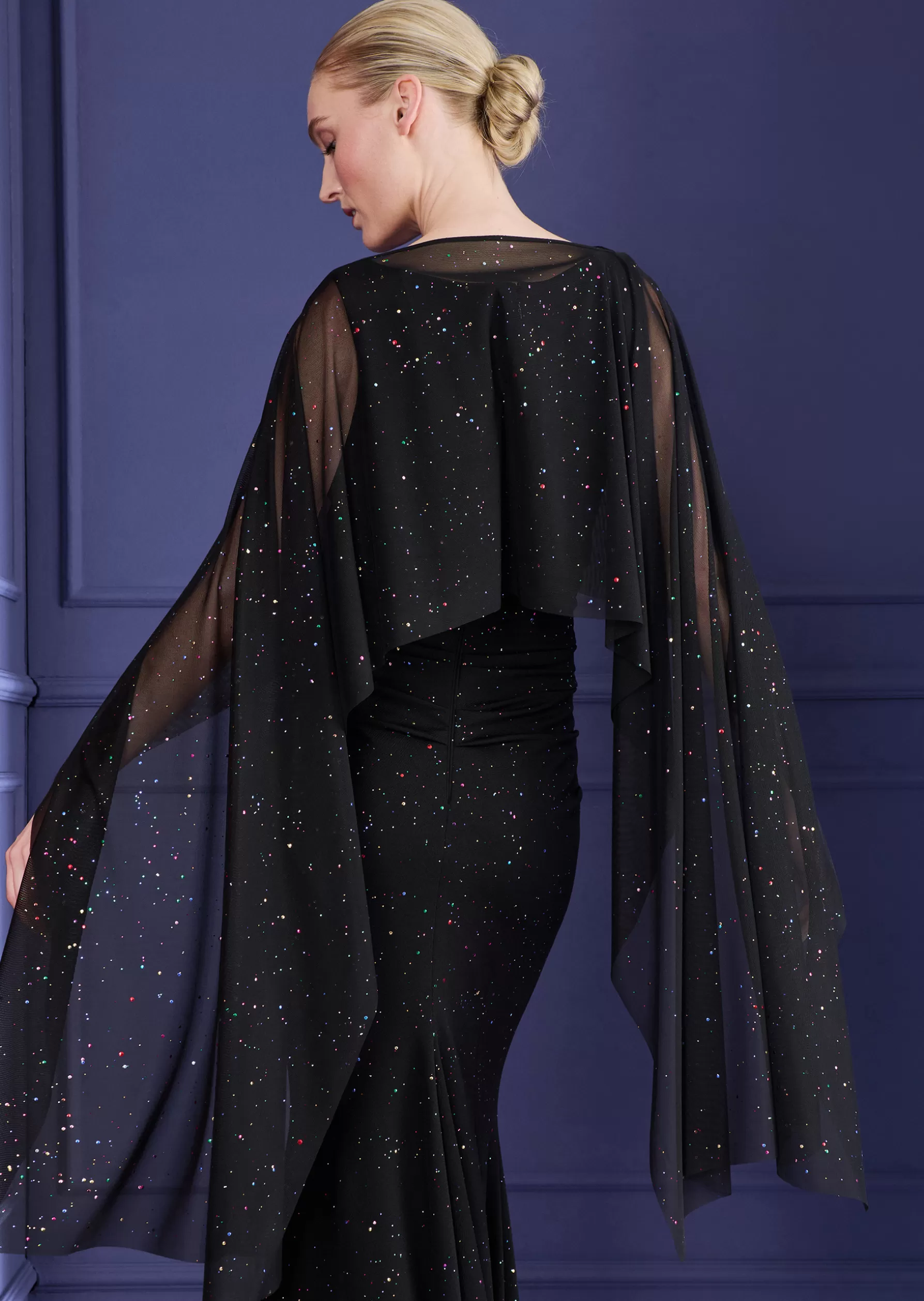 Wraps & Stoles-Talbot Runhof Stole Cia3 Black