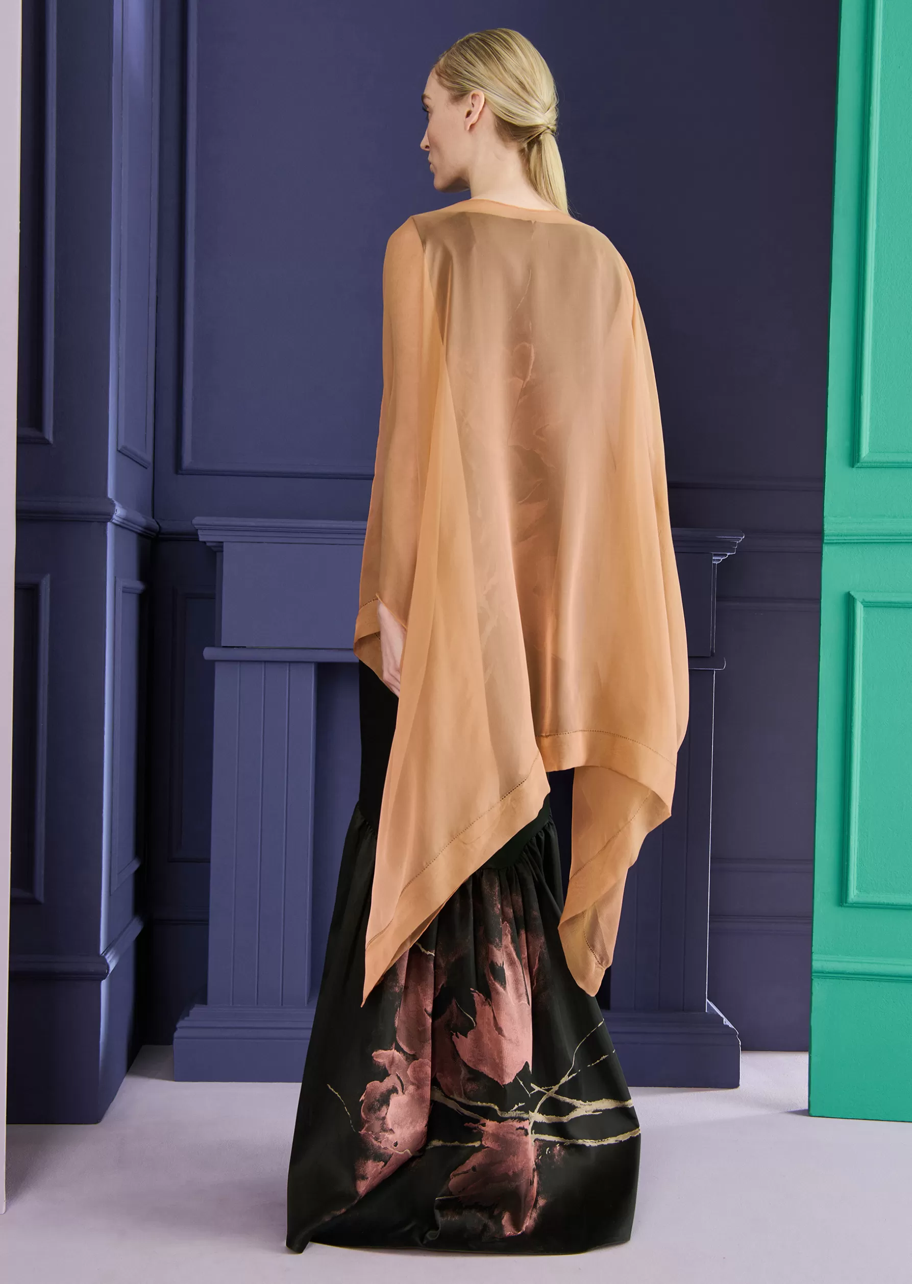 Wraps & Stoles-Talbot Runhof Stole Hint11 Blushpink