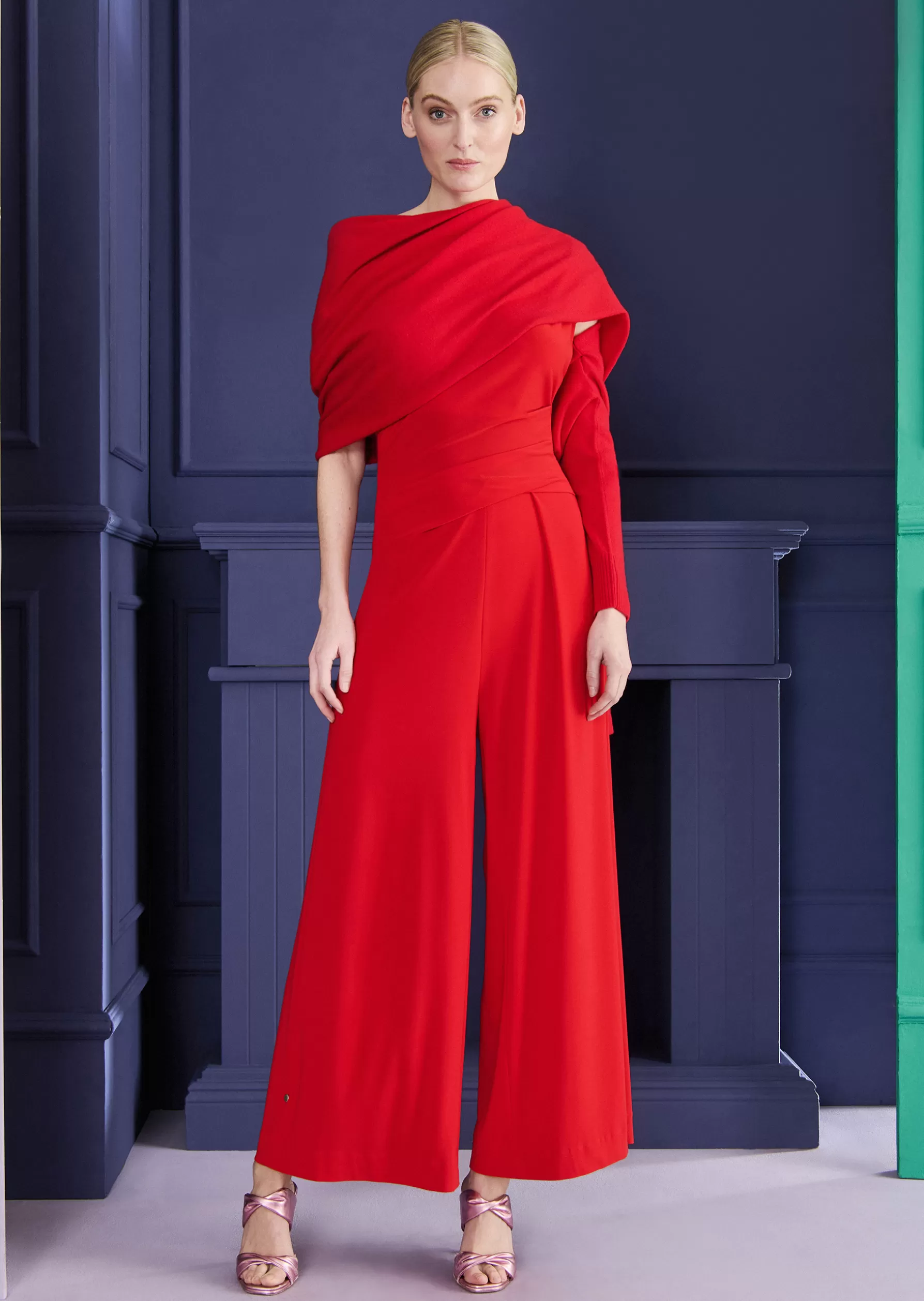Wraps & Stoles-Talbot Runhof Stole Kasha1 Ferrarired