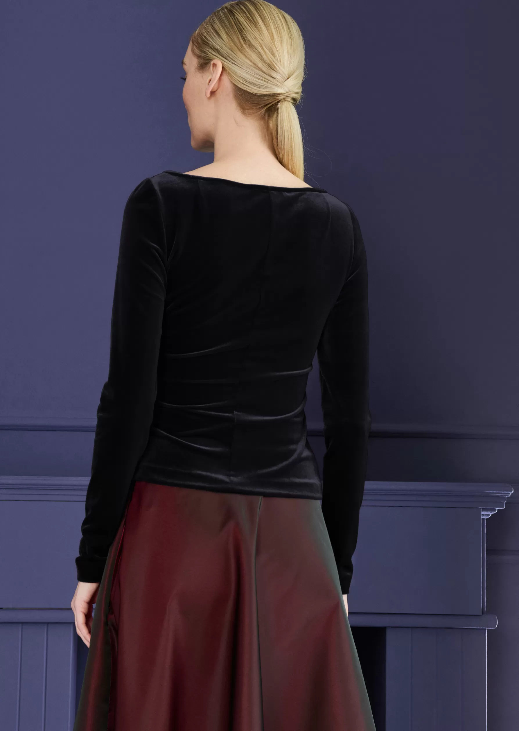 Tops-Talbot Runhof Top Dafina1 Black
