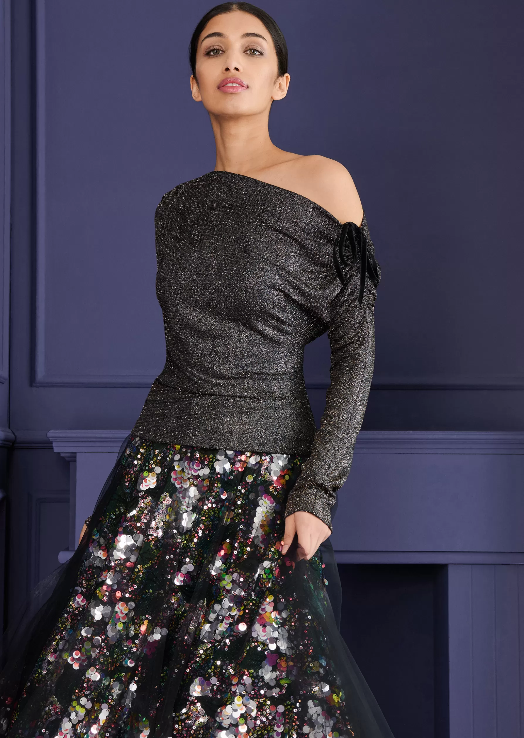Tops-Talbot Runhof Top Hamam5 Black