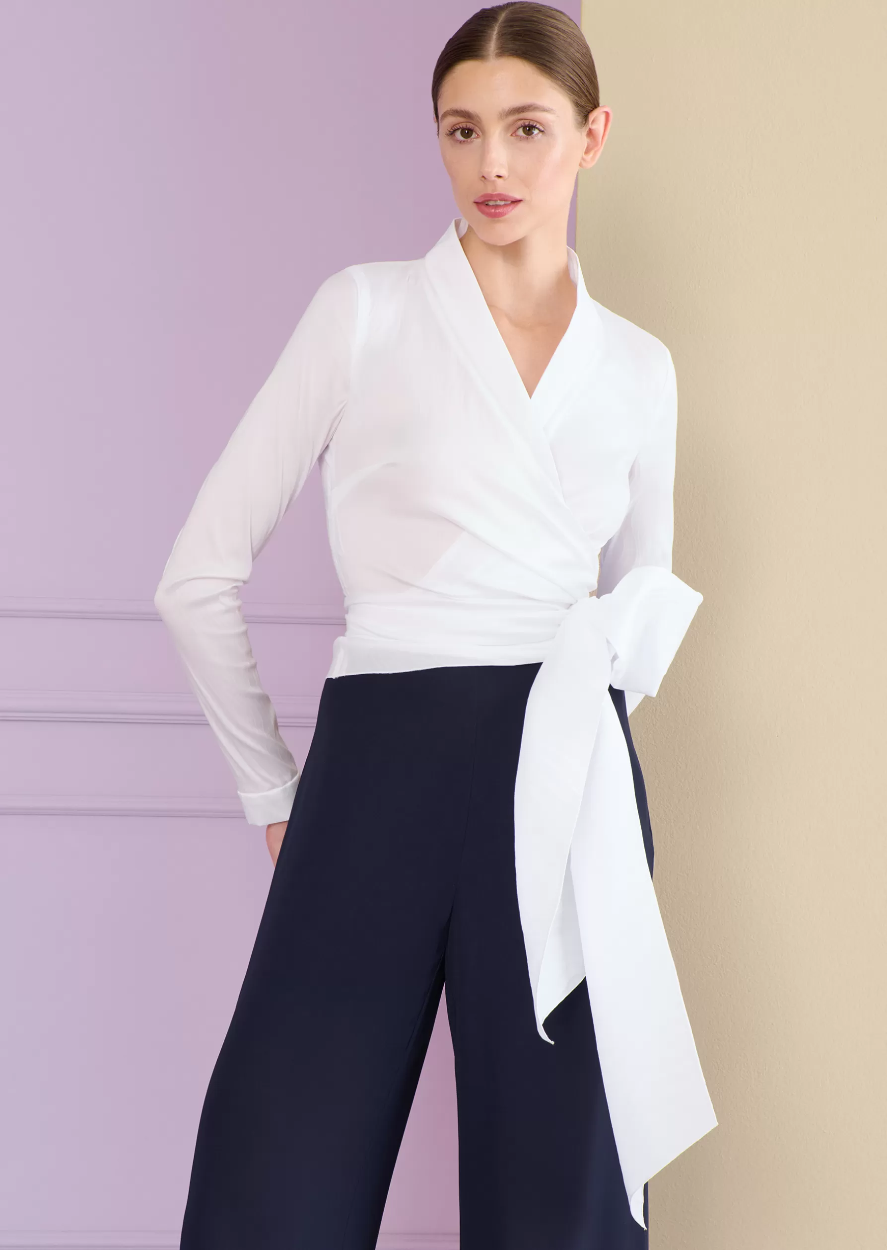 Tops-Talbot Runhof Top Naxos1 White